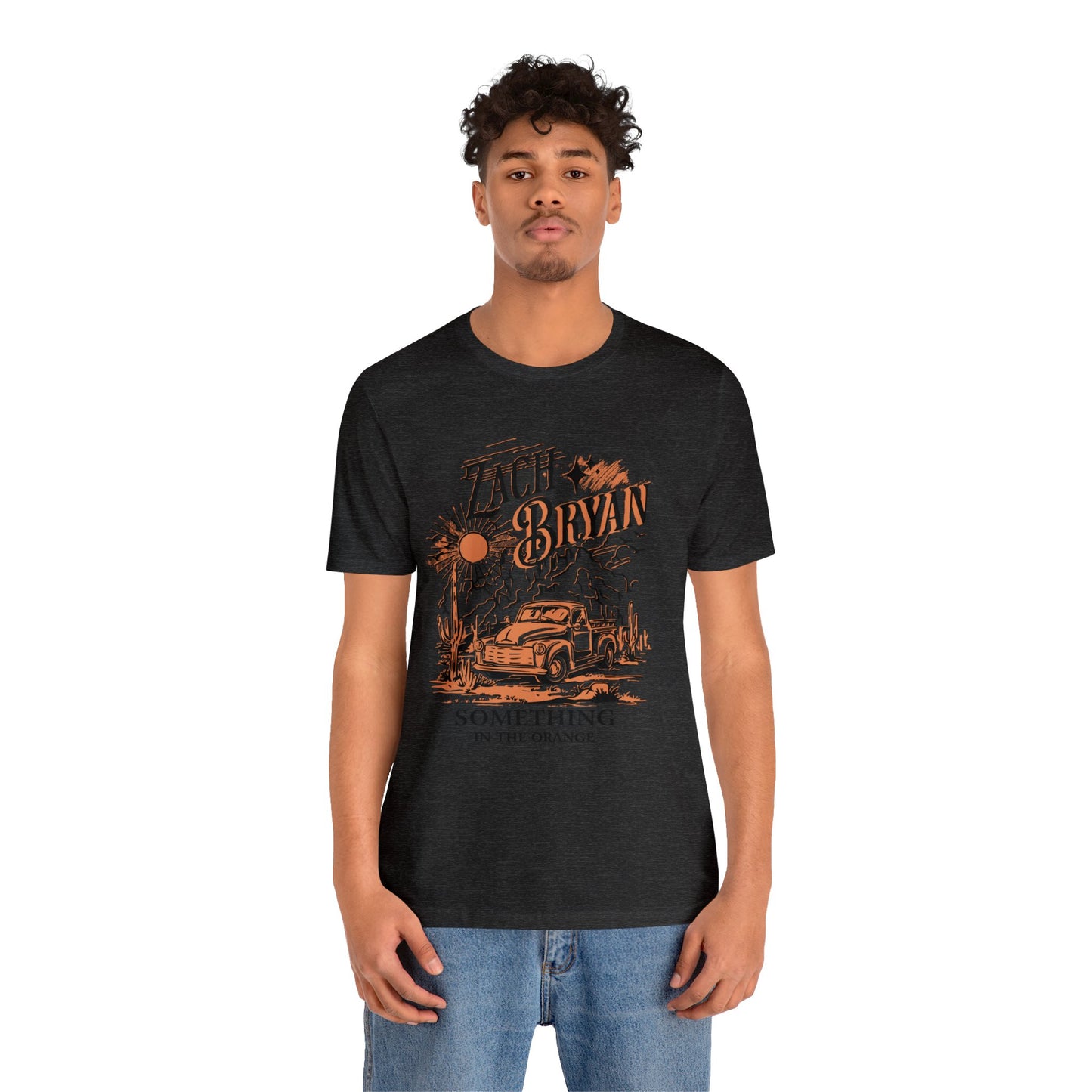 zach bryan something in the orange Unisex Jersey Short Sleeve Tee