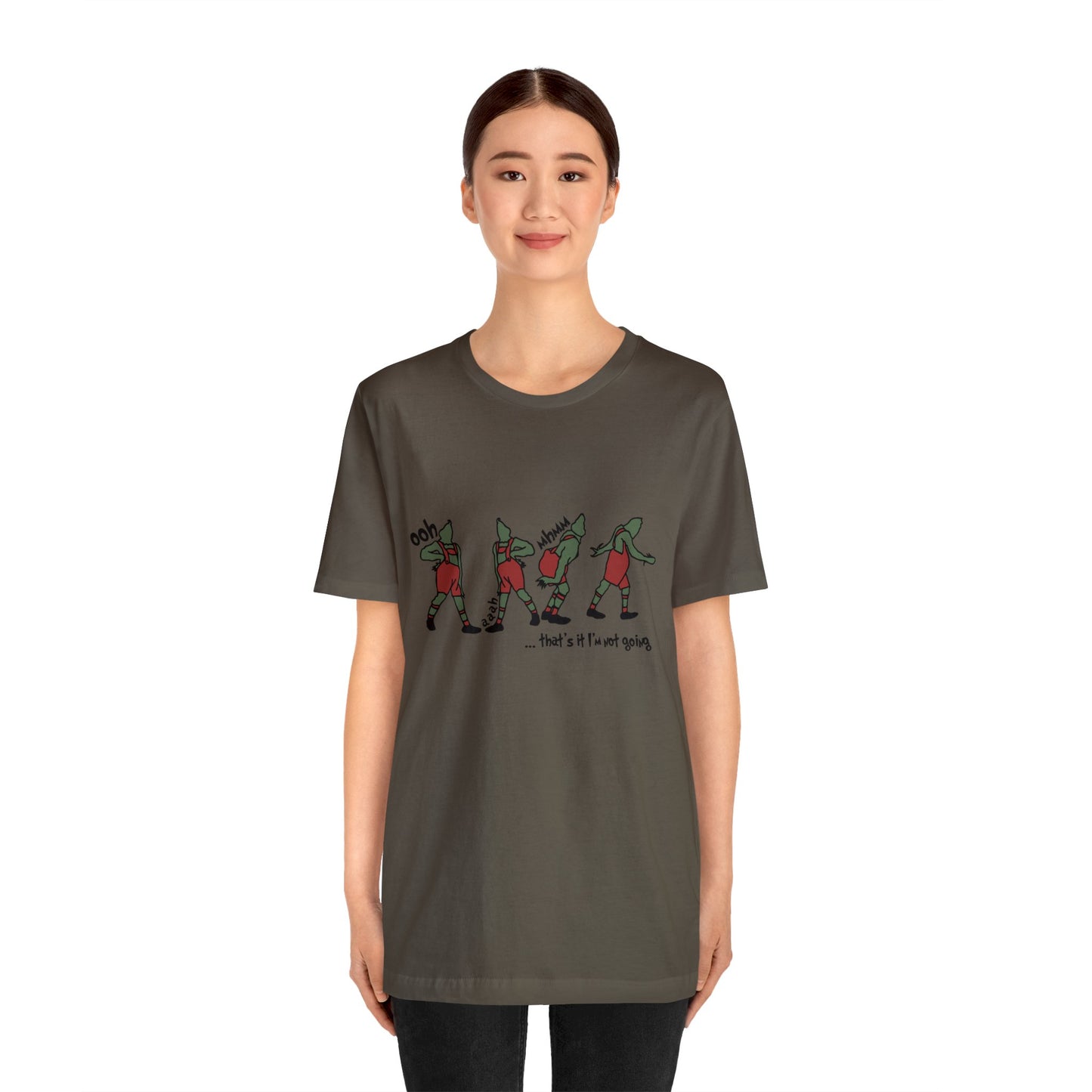 grinch that's it i'm not going! Unisex Jersey Short Sleeve Tee