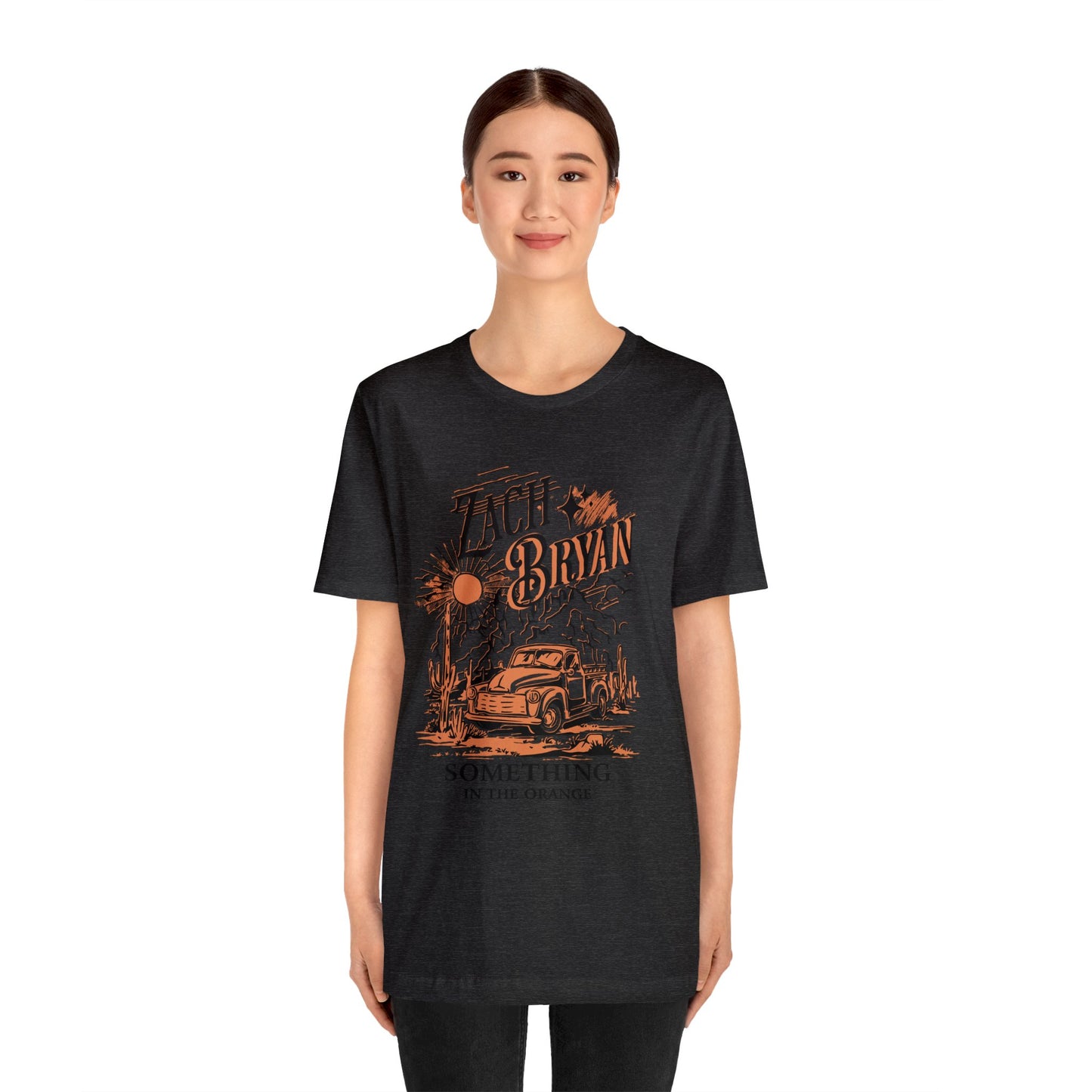 zach bryan something in the orange Unisex Jersey Short Sleeve Tee