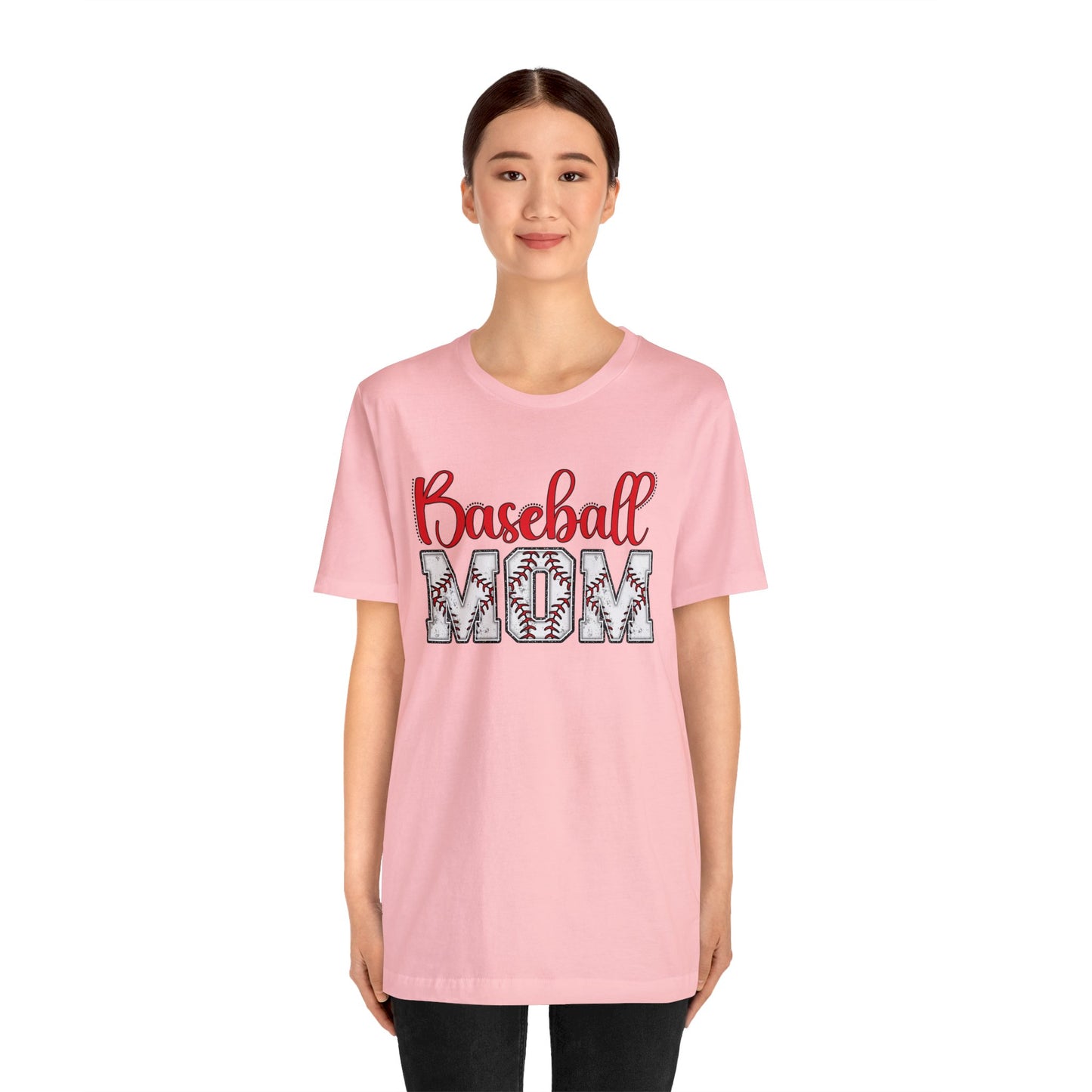 Baseball Mom Unisex Jersey Short Sleeve Tee