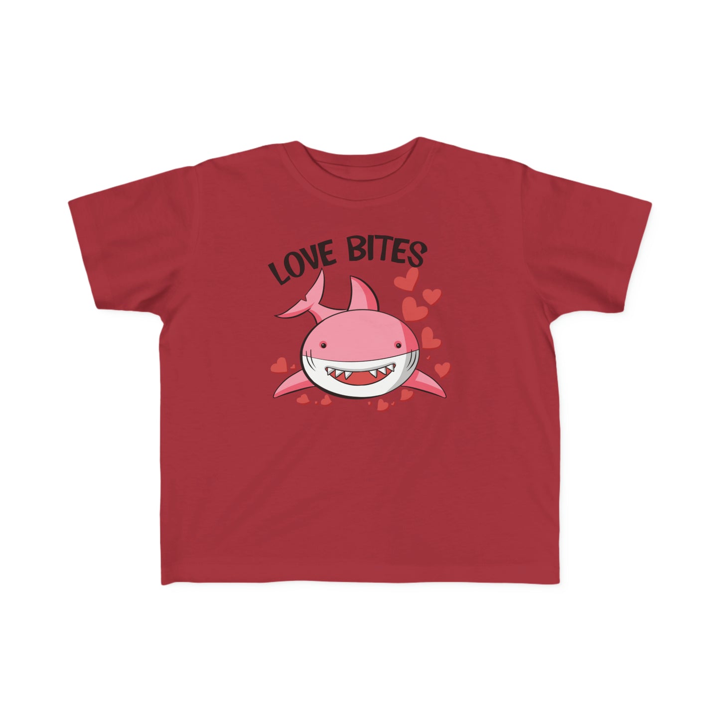 love bites! valentines day Toddler's Fine Jersey Tee