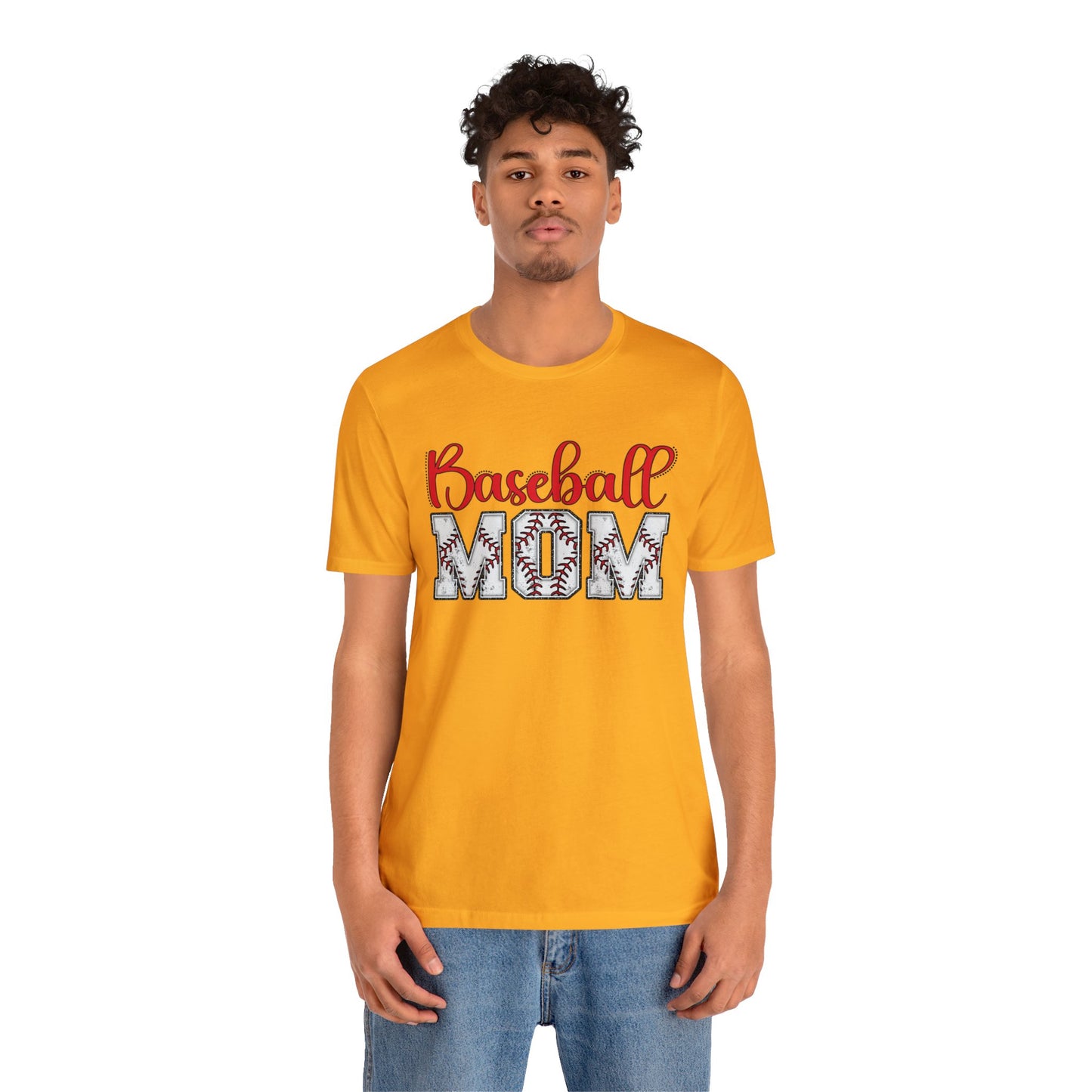 Baseball Mom Unisex Jersey Short Sleeve Tee