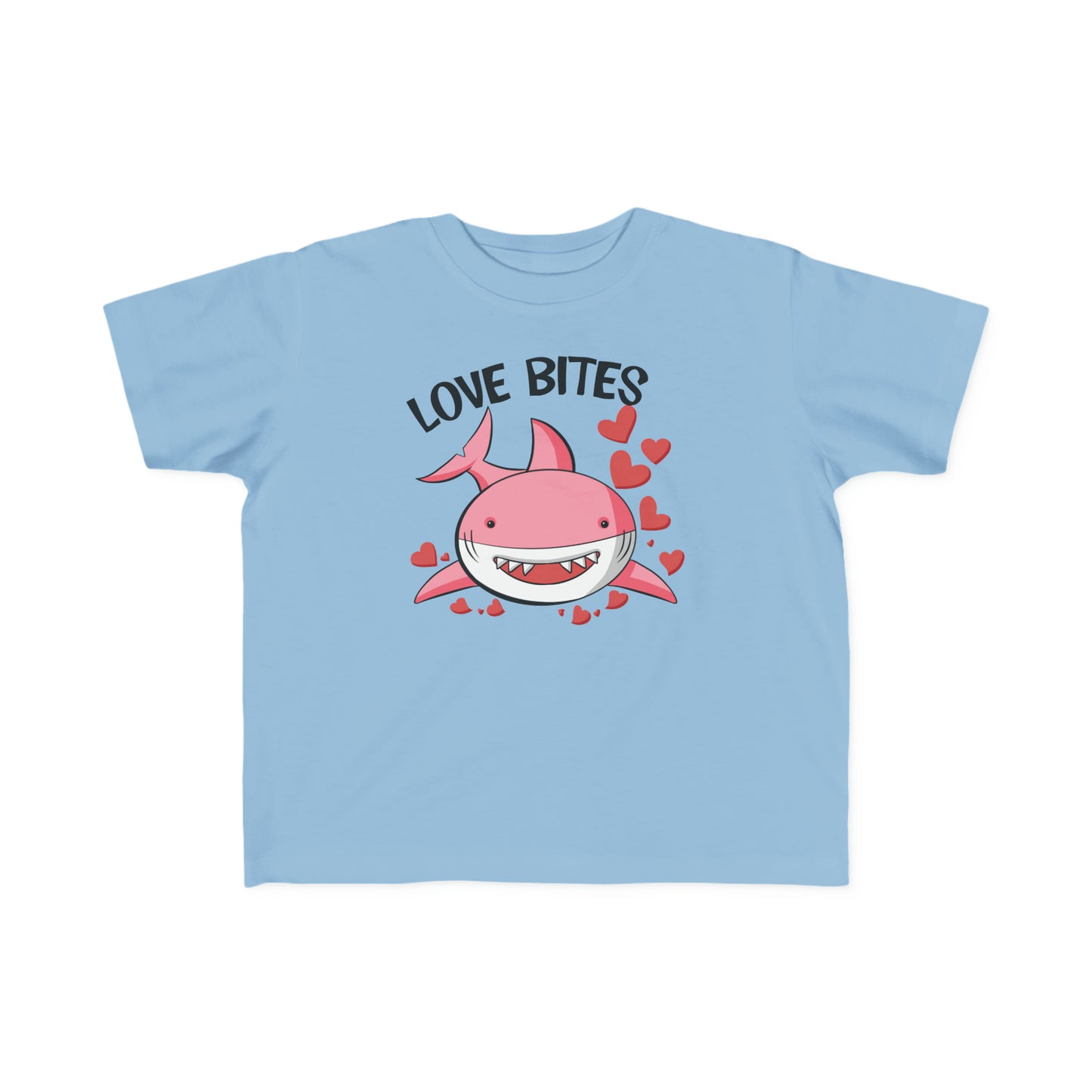 love bites! valentines day Toddler's Fine Jersey Tee