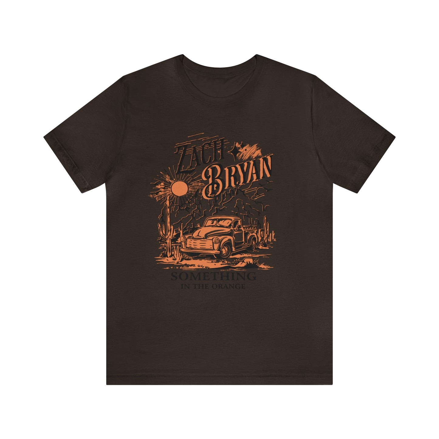 zach bryan something in the orange Unisex Jersey Short Sleeve Tee