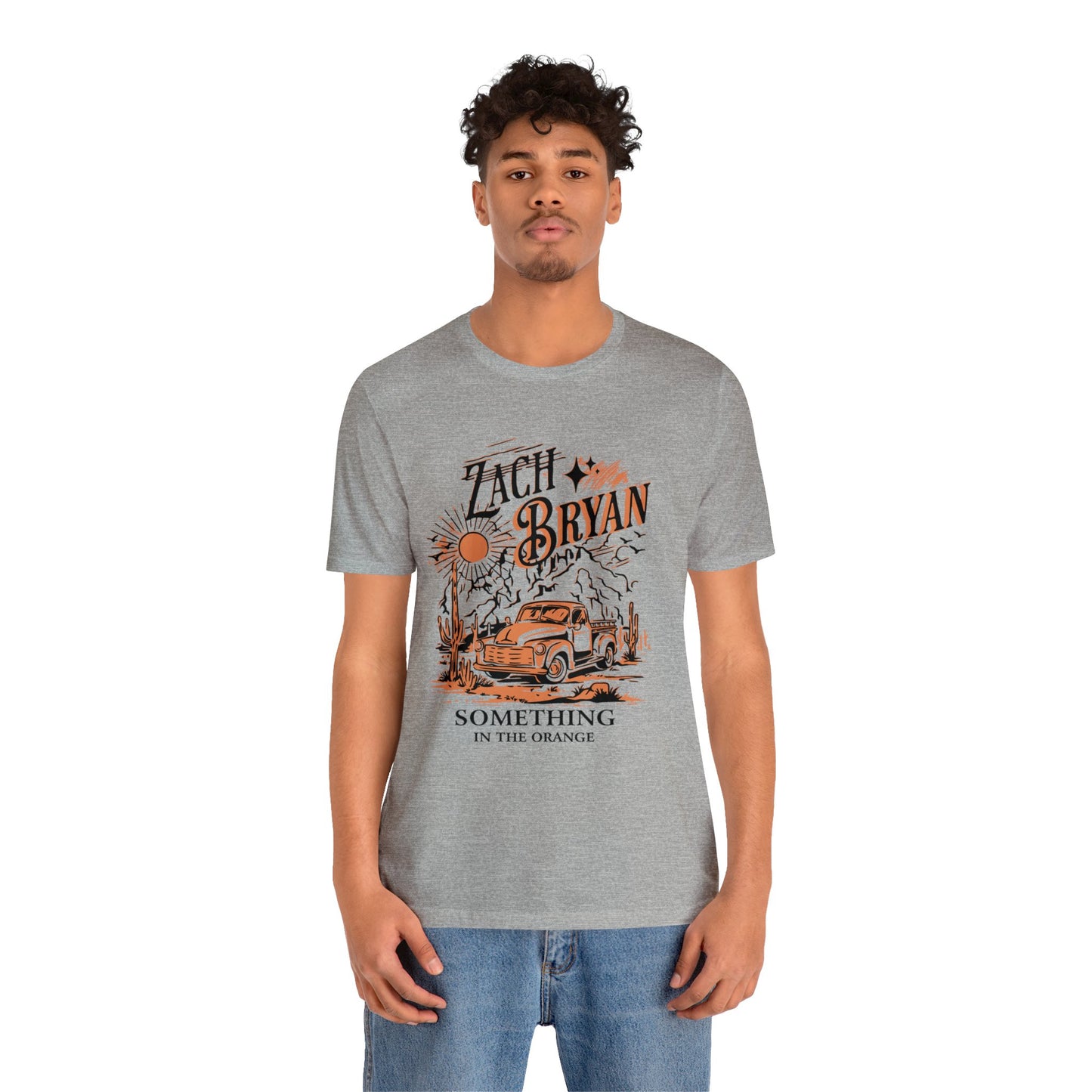 zach bryan something in the orange Unisex Jersey Short Sleeve Tee