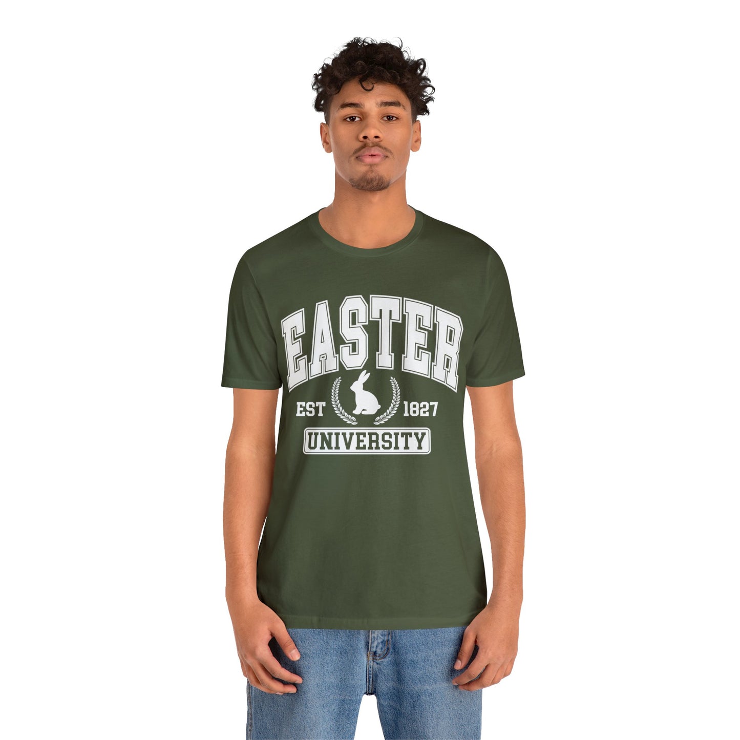 easter university Unisex Jersey Short Sleeve Tee