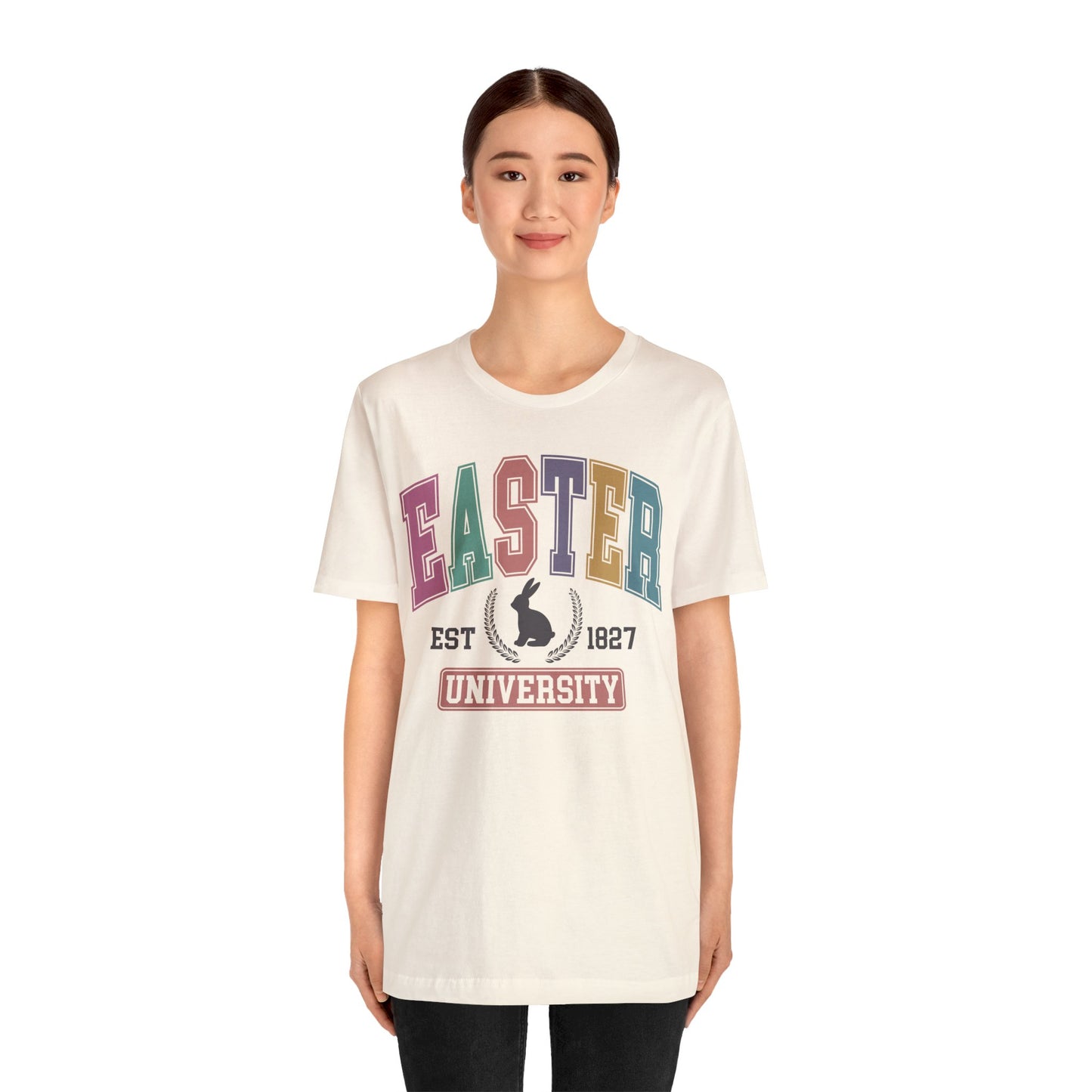 easter university Unisex Jersey Short Sleeve Tee