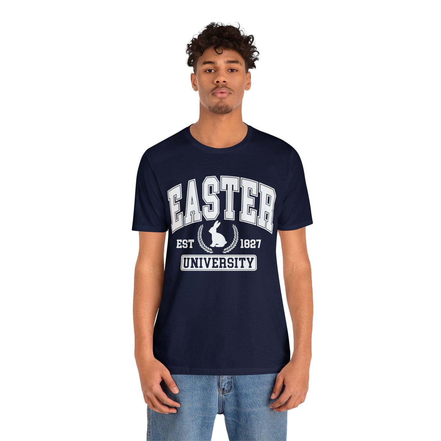 easter university Unisex Jersey Short Sleeve Tee