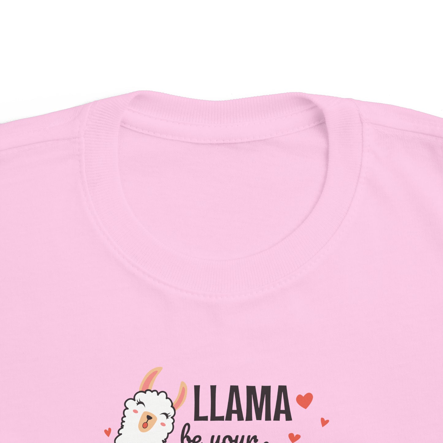 Llama be your valentine Toddler's Fine Jersey Tee