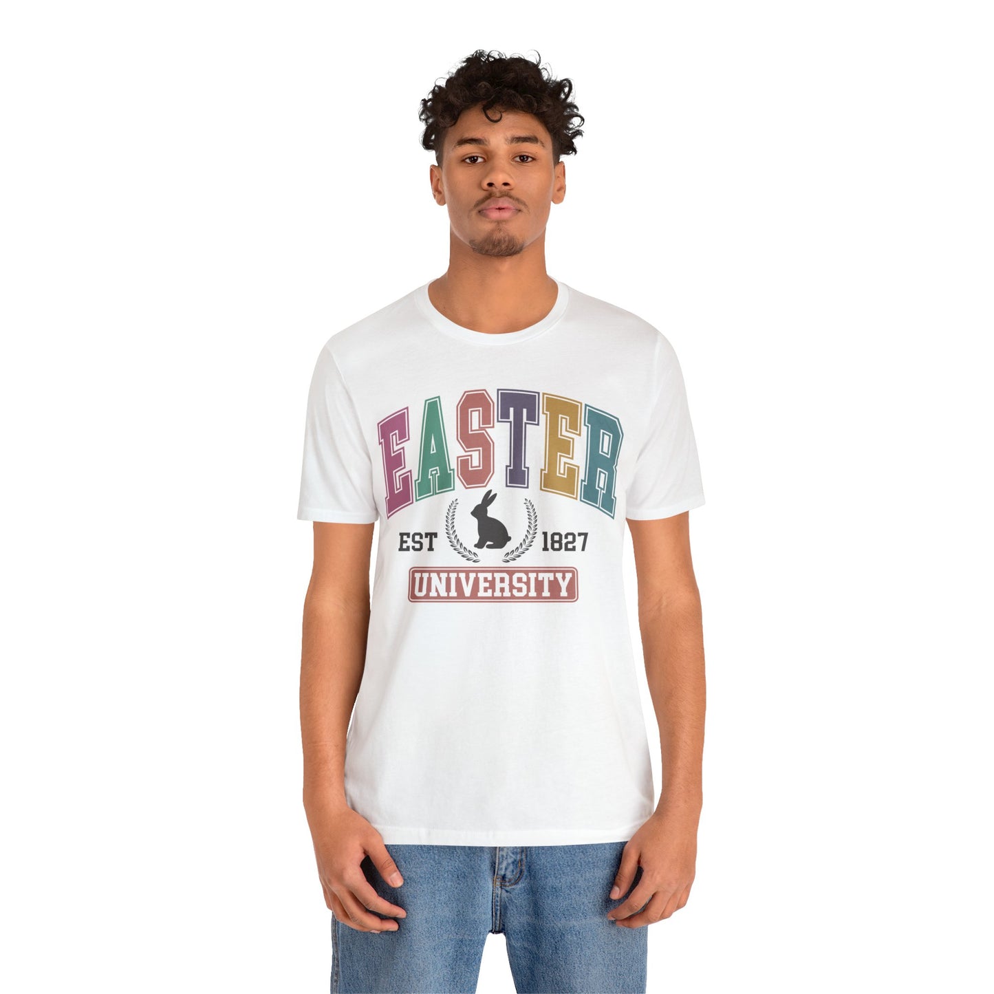 easter university Unisex Jersey Short Sleeve Tee