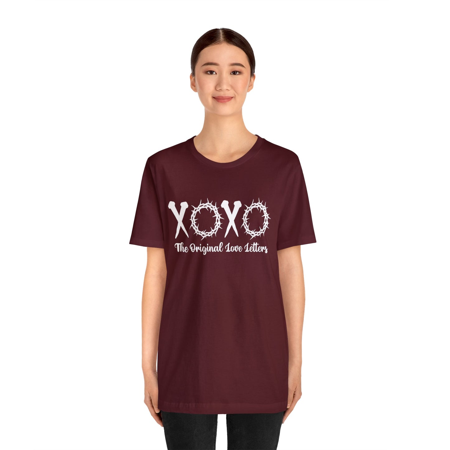 the original love letters xoxo Unisex Jersey Short Sleeve Tee