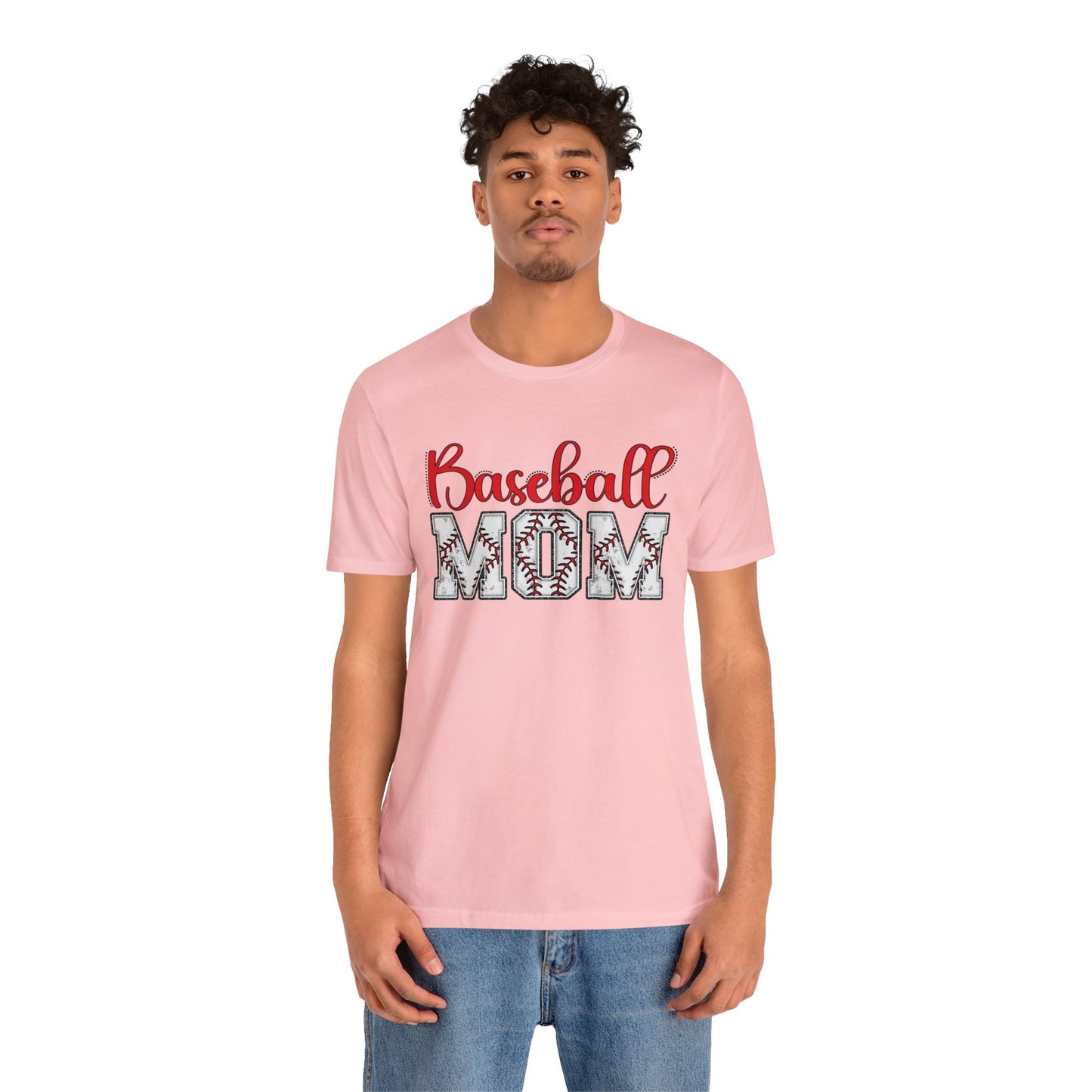Baseball Mom Unisex Jersey Short Sleeve Tee