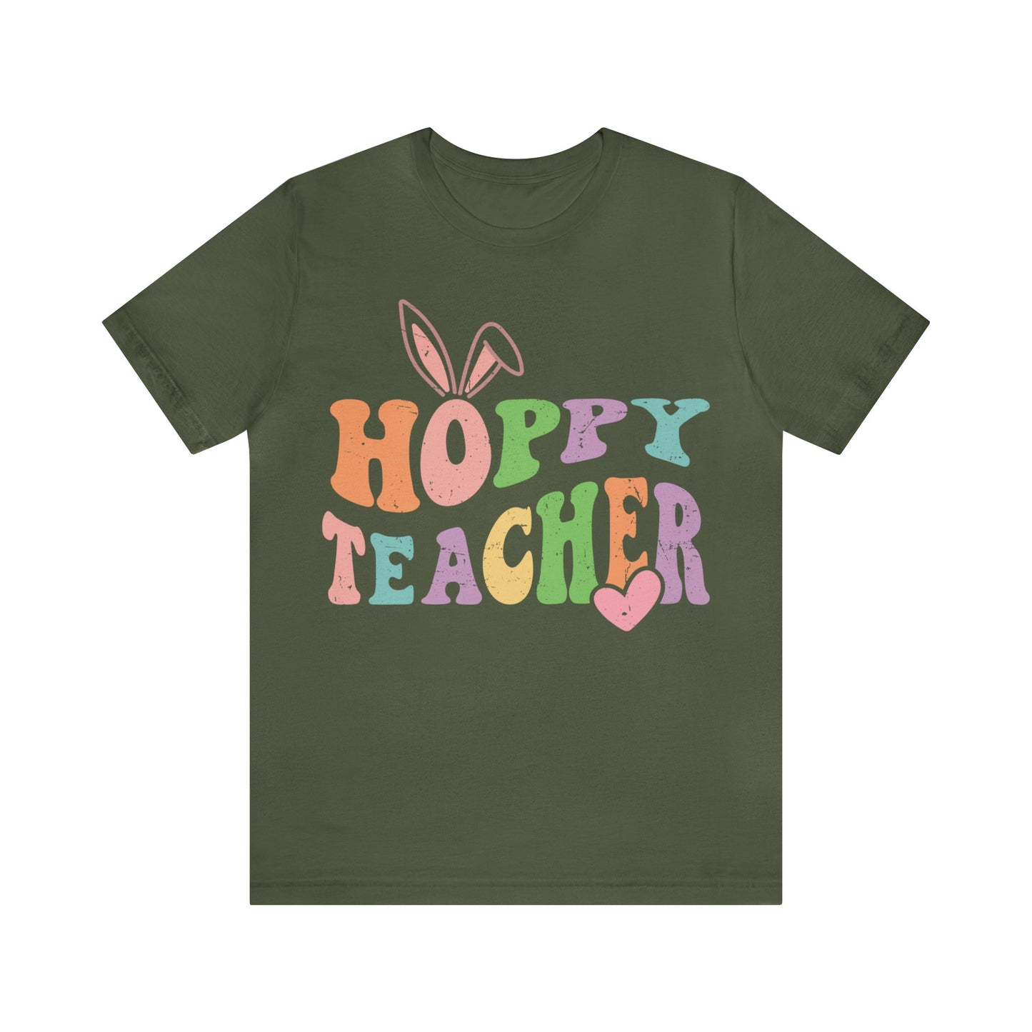 HOPPY TEACHER Unisex Jersey Short Sleeve Tee