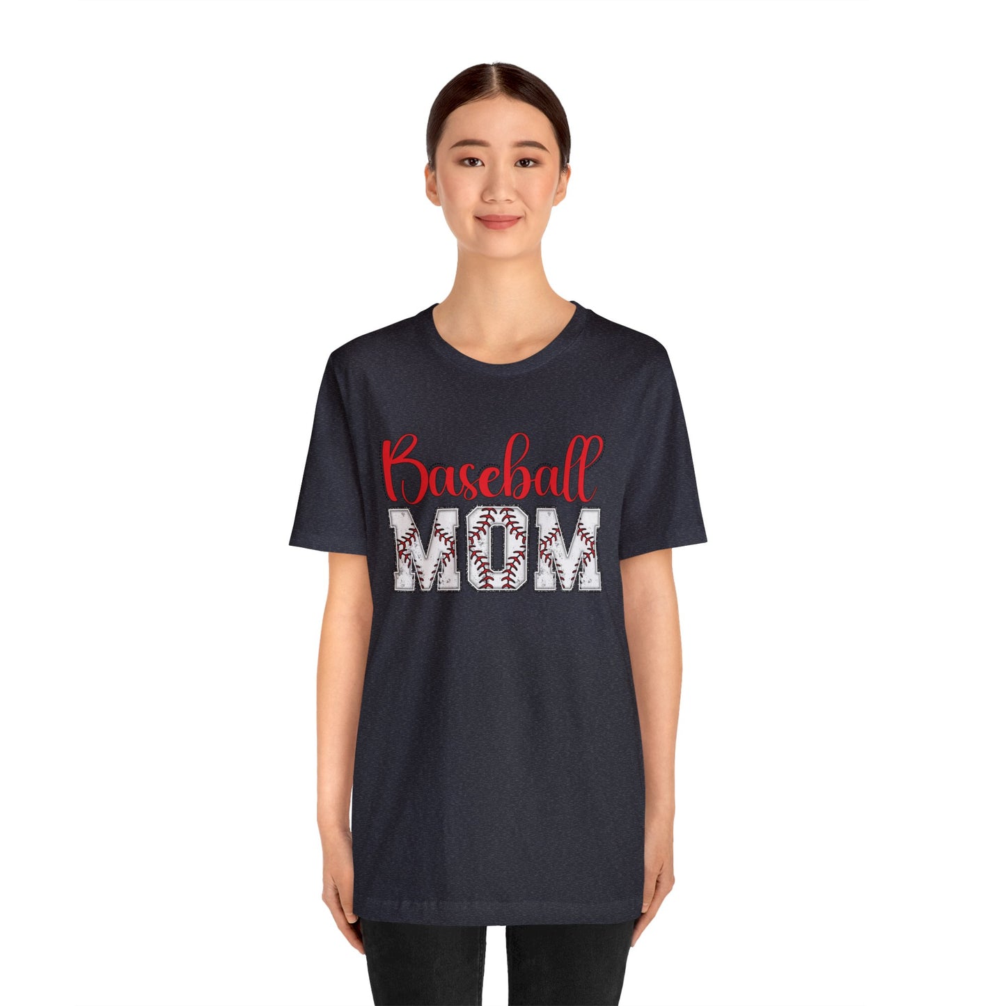 Baseball Mom Unisex Jersey Short Sleeve Tee