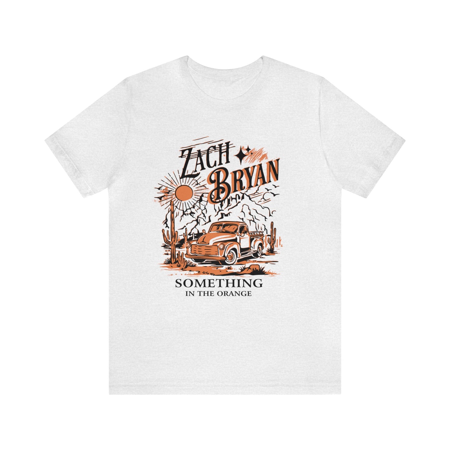zach bryan something in the orange Unisex Jersey Short Sleeve Tee