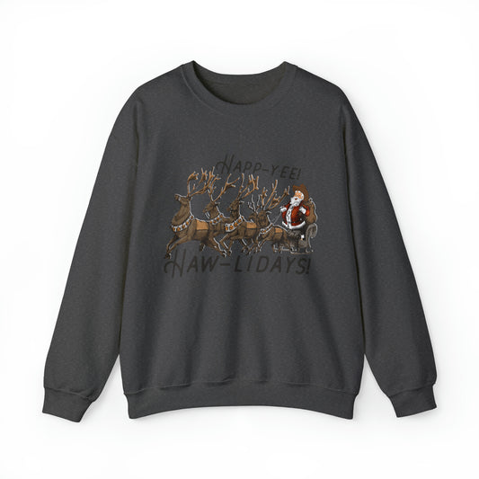 happy hawlidays! Unisex Heavy Blend™ Crewneck Sweatshirt