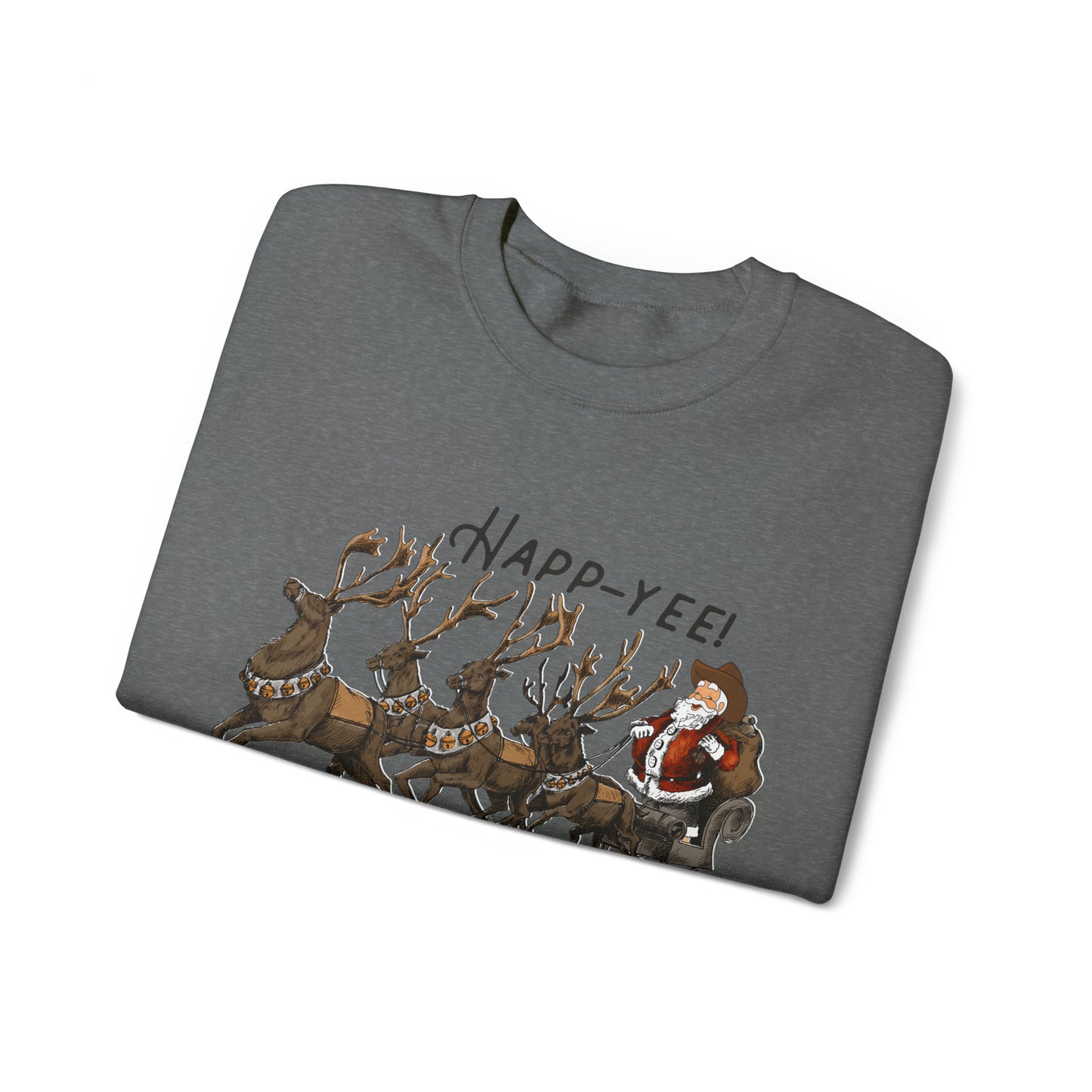 happy hawlidays! Unisex Heavy Blend™ Crewneck Sweatshirt