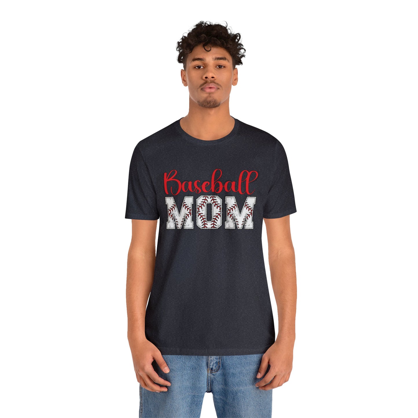 Baseball Mom Unisex Jersey Short Sleeve Tee