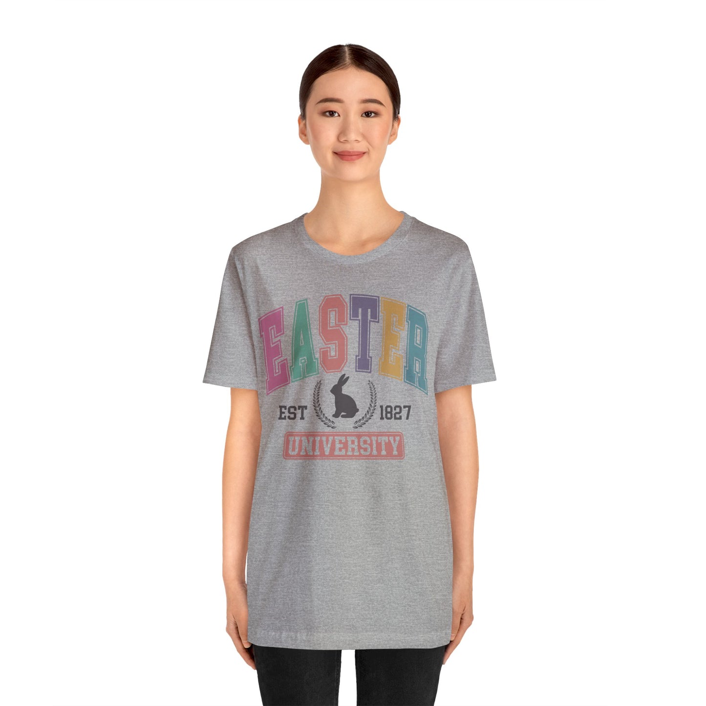 easter university Unisex Jersey Short Sleeve Tee
