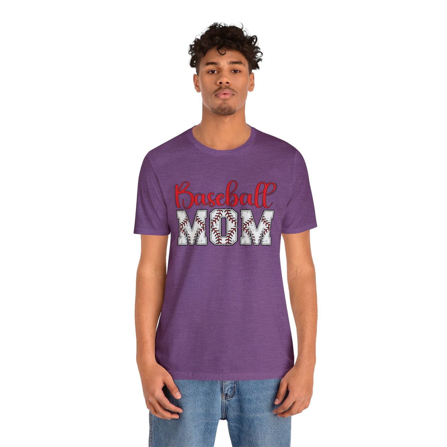 Baseball Mom Unisex Jersey Short Sleeve Tee