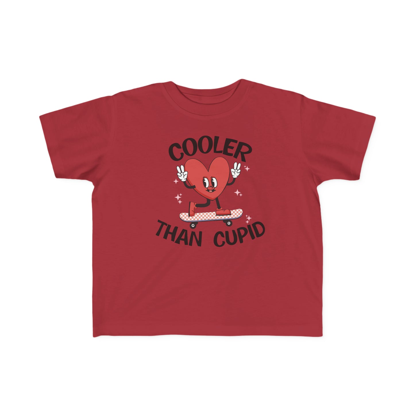 cooler than cupid Toddler's Fine Jersey Tee