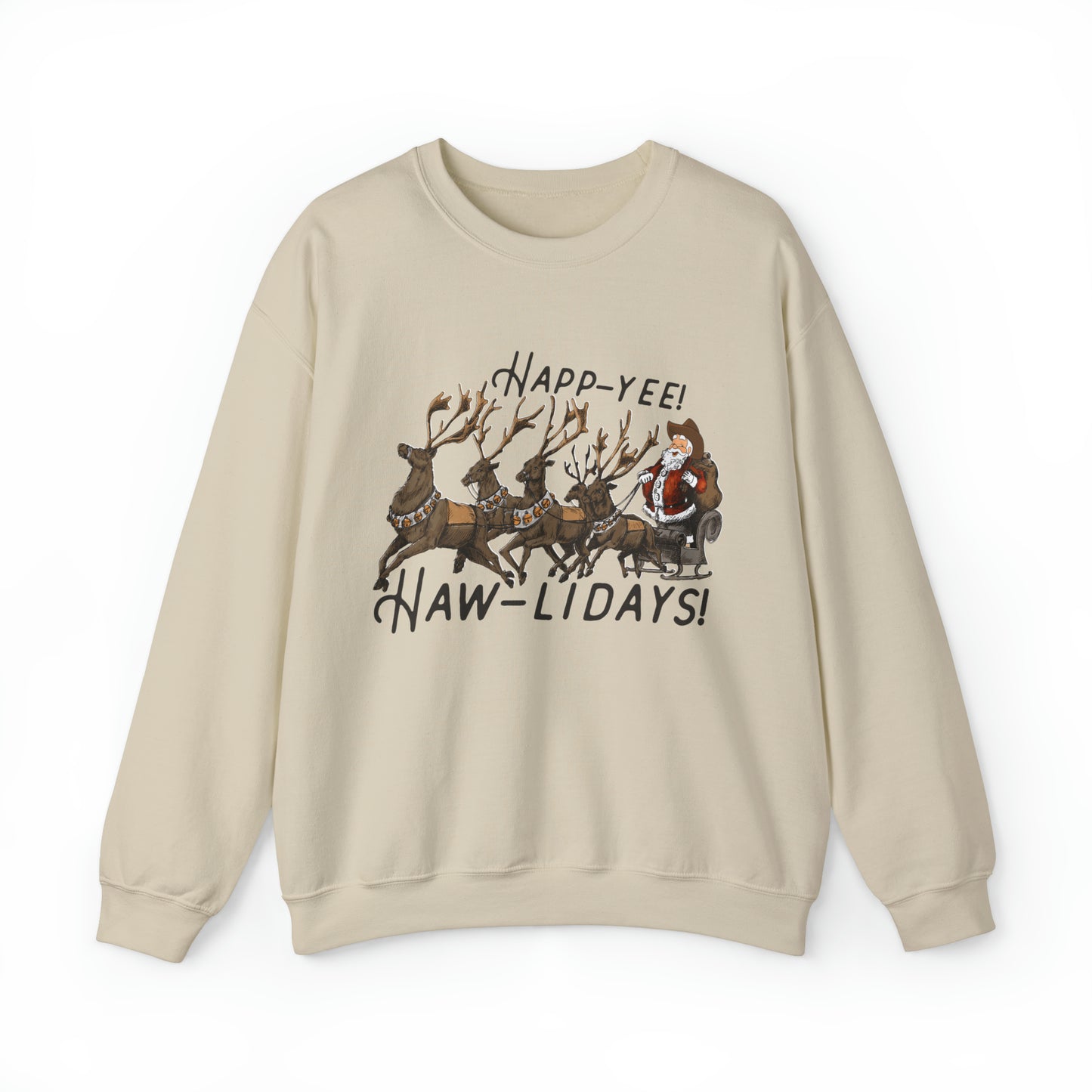 happy hawlidays! Unisex Heavy Blend™ Crewneck Sweatshirt