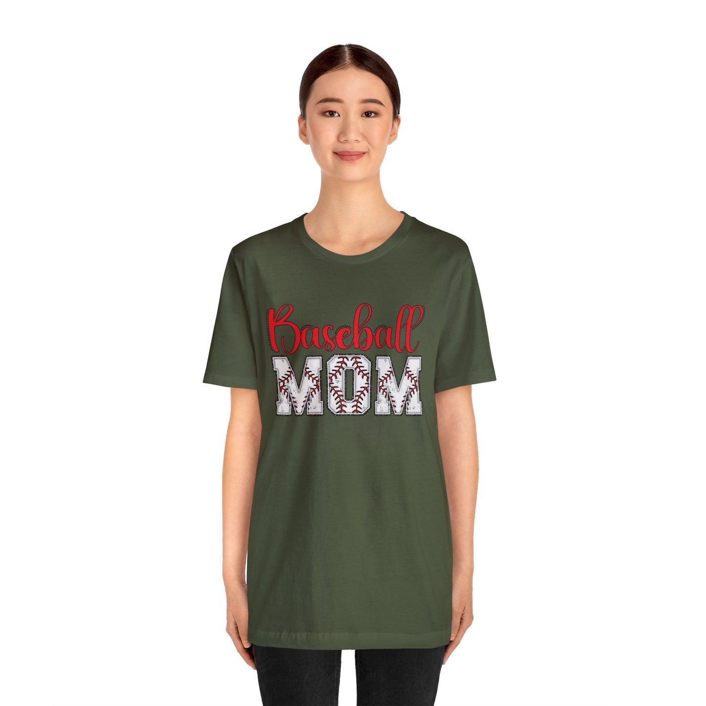 Baseball Mom Unisex Jersey Short Sleeve Tee