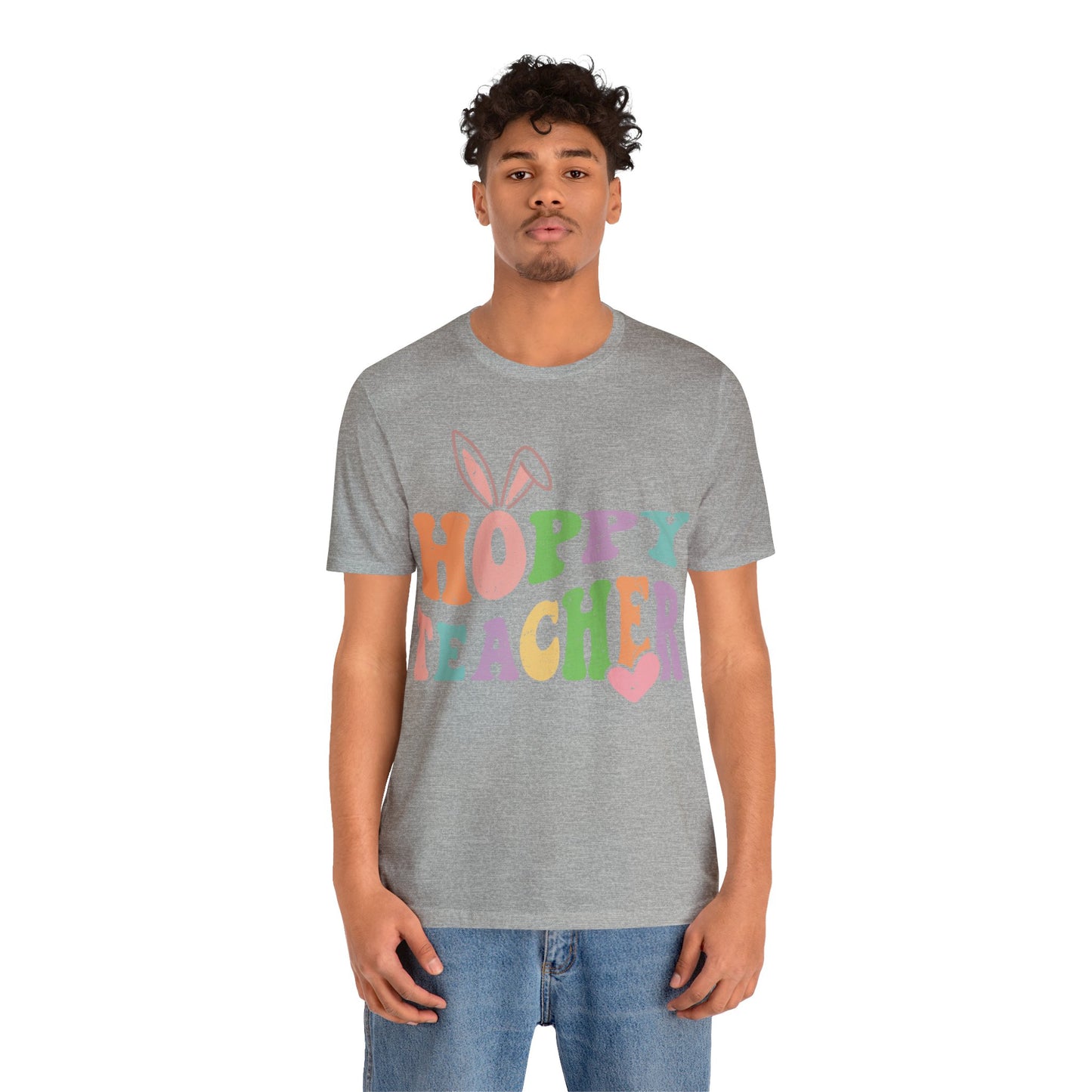 HOPPY TEACHER Unisex Jersey Short Sleeve Tee