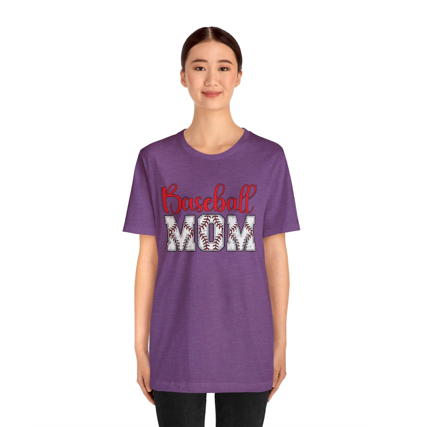 Baseball Mom Unisex Jersey Short Sleeve Tee