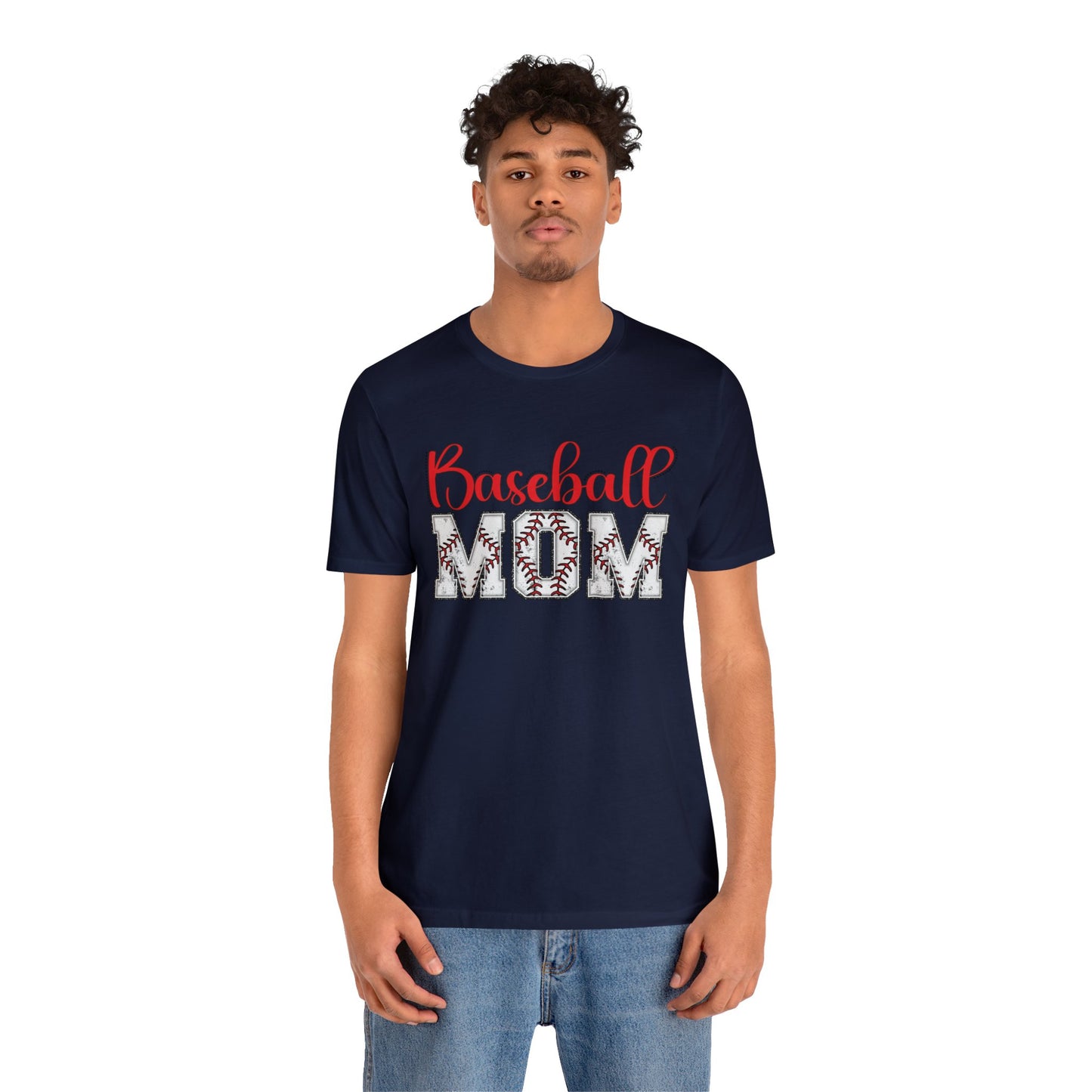 Baseball Mom Unisex Jersey Short Sleeve Tee