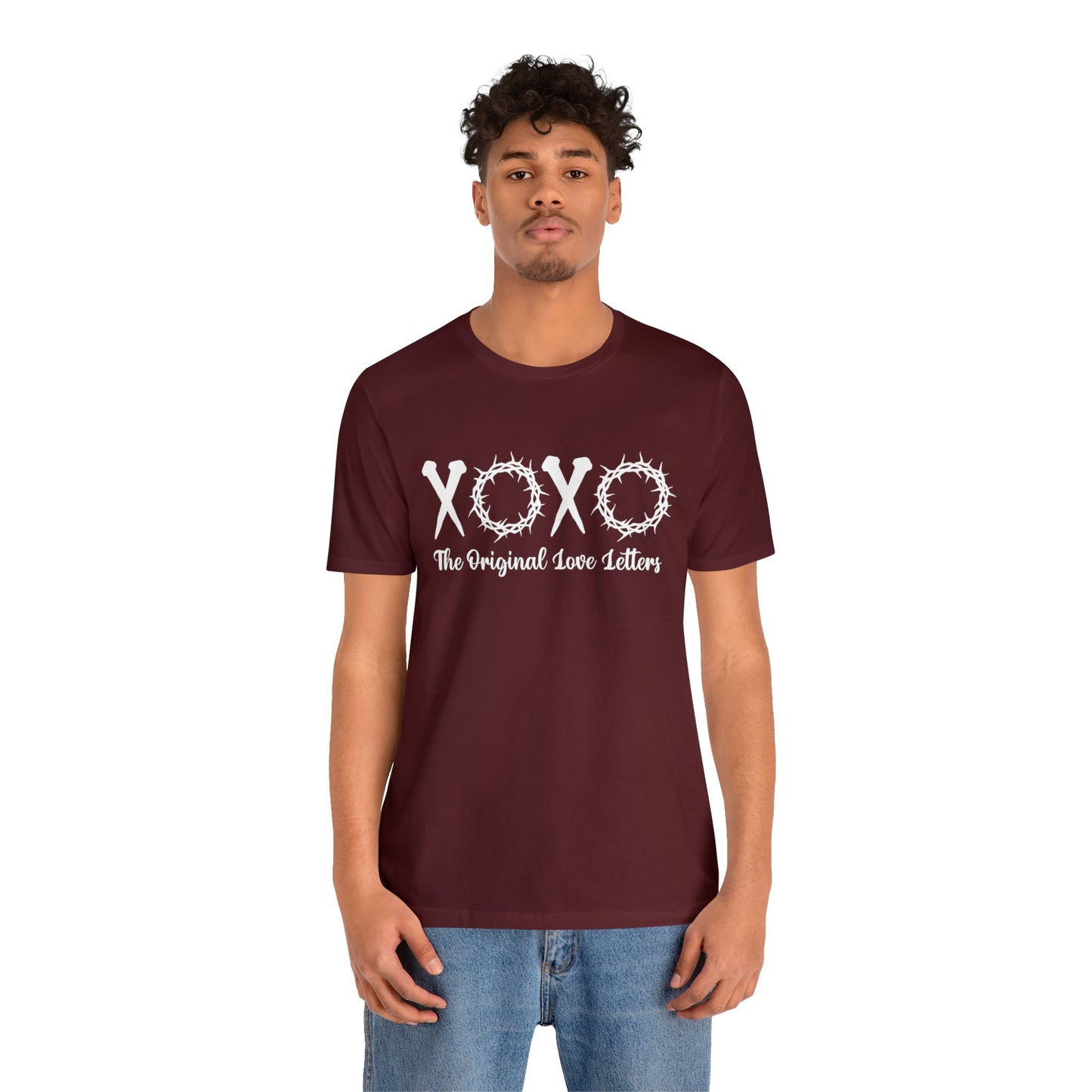 the original love letters xoxo Unisex Jersey Short Sleeve Tee
