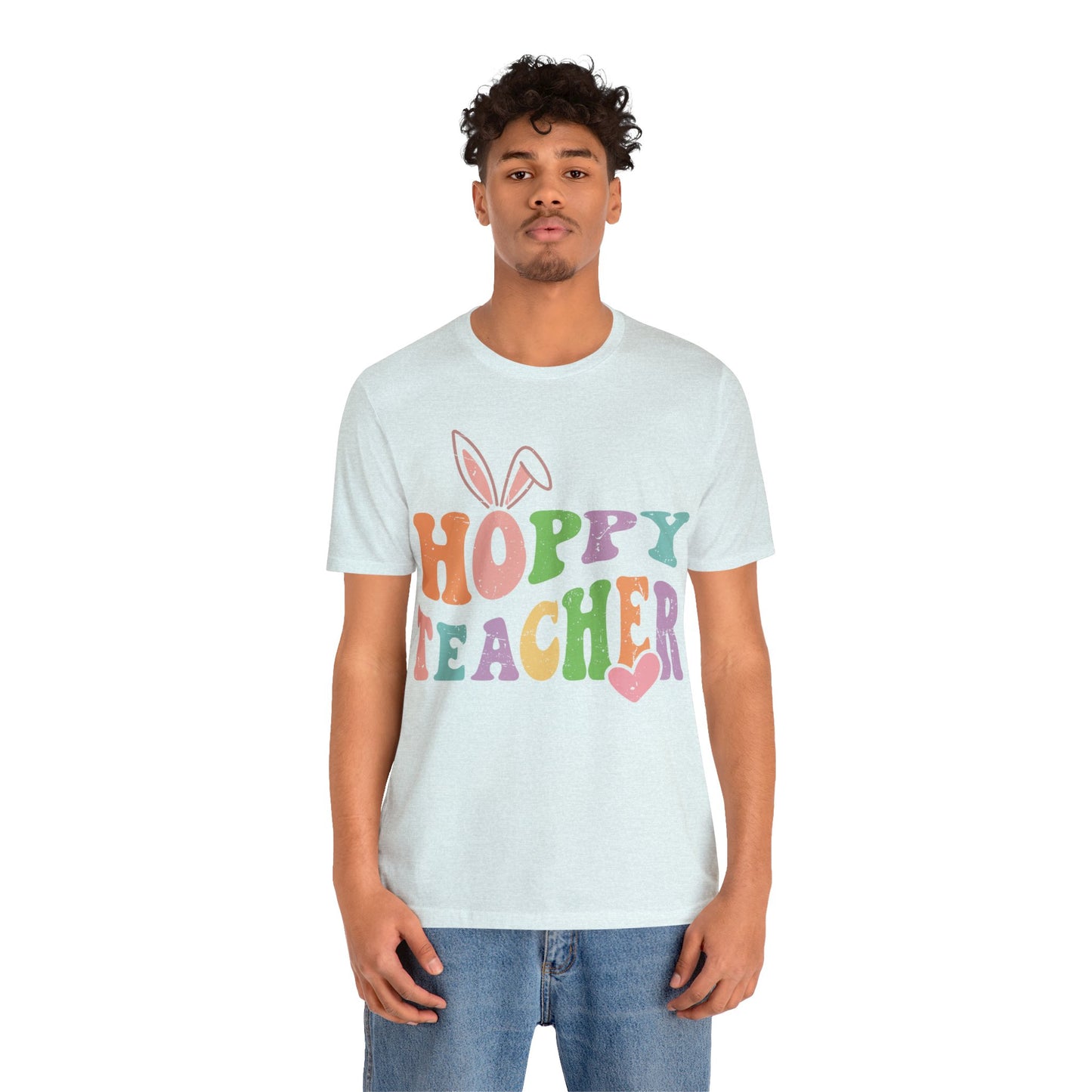 HOPPY TEACHER Unisex Jersey Short Sleeve Tee