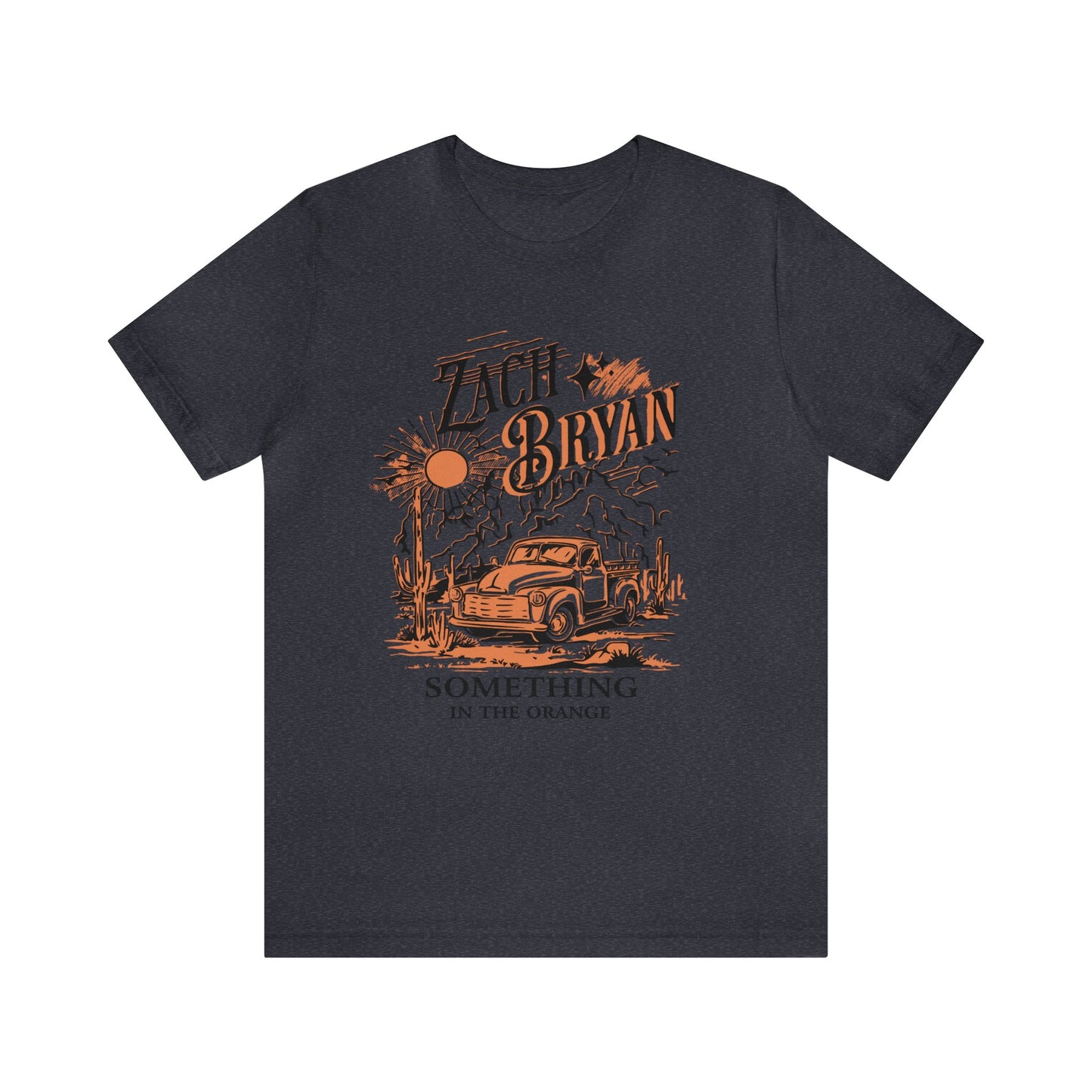 zach bryan something in the orange Unisex Jersey Short Sleeve Tee