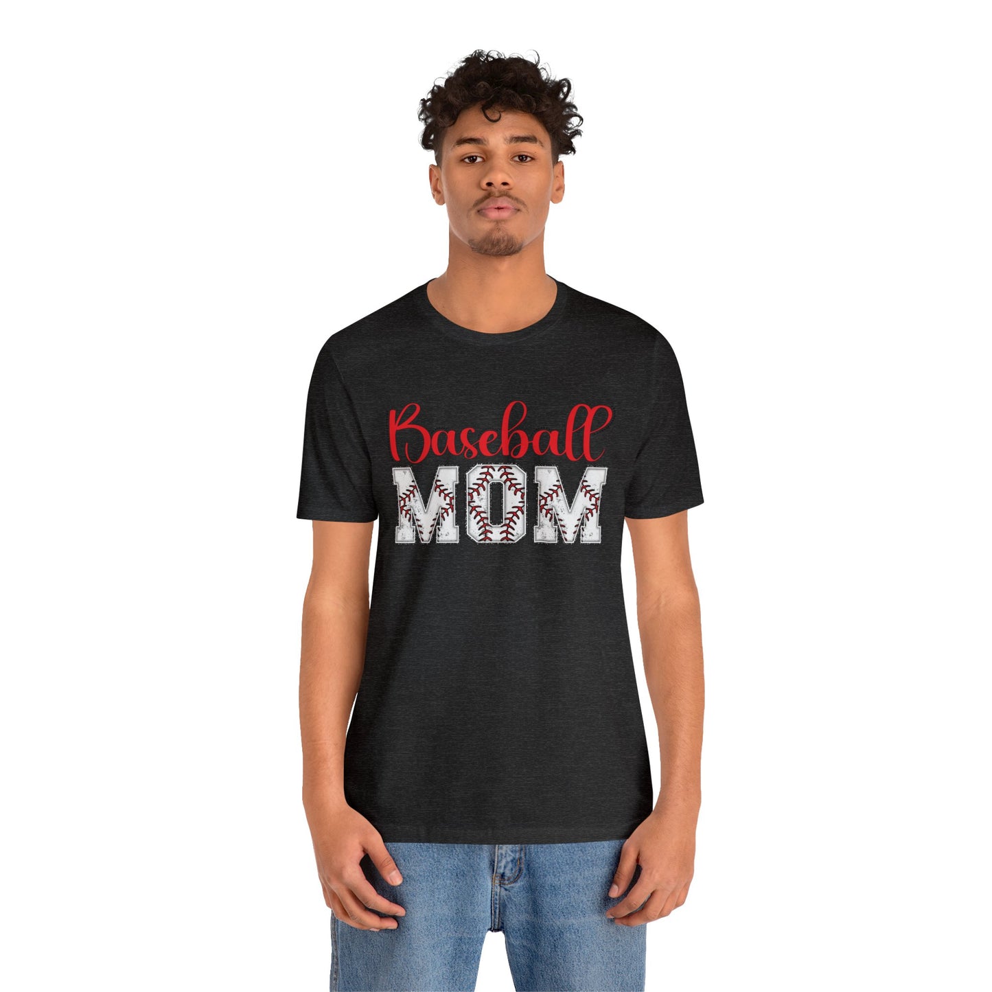 Baseball Mom Unisex Jersey Short Sleeve Tee