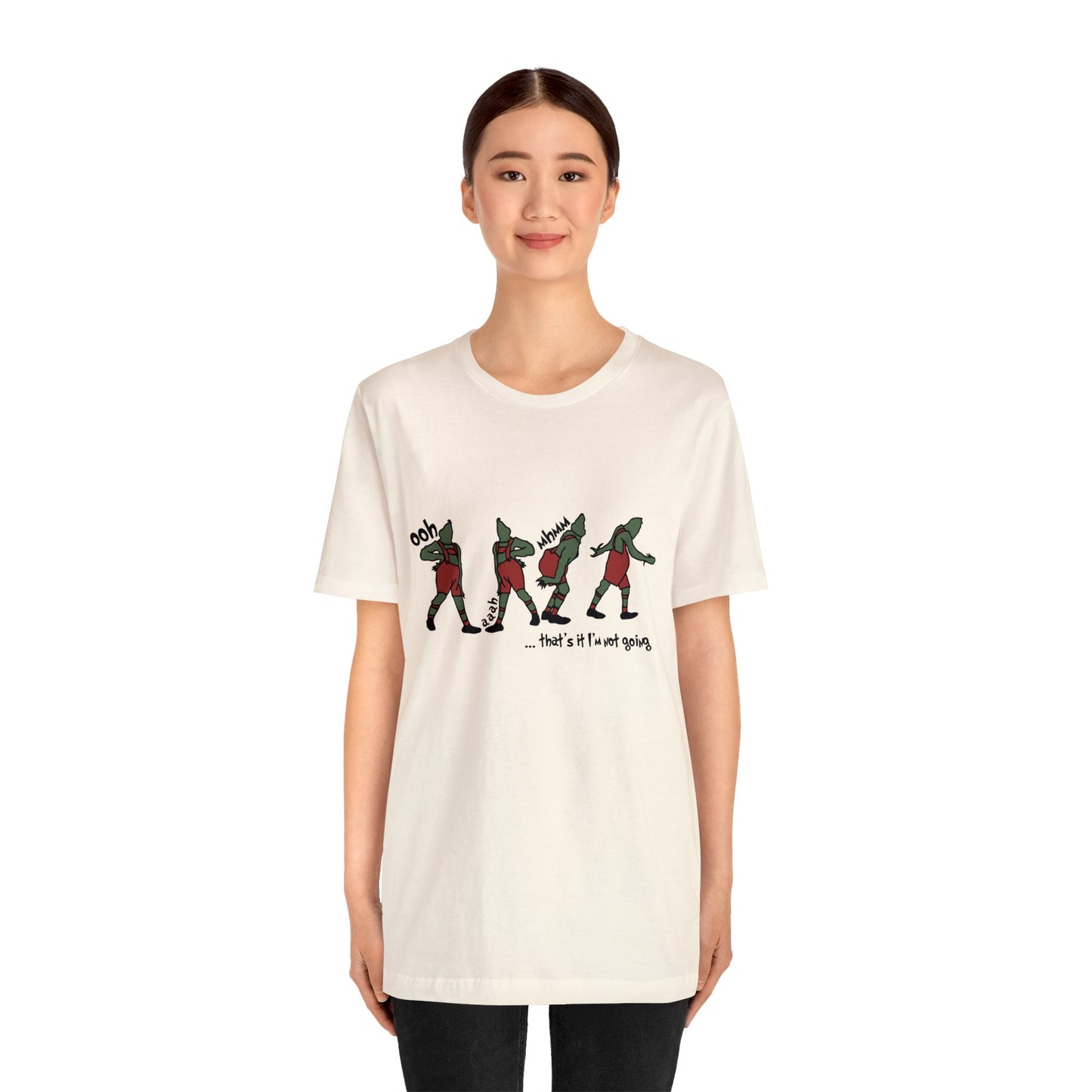 grinch that's it i'm not going! Unisex Jersey Short Sleeve Tee