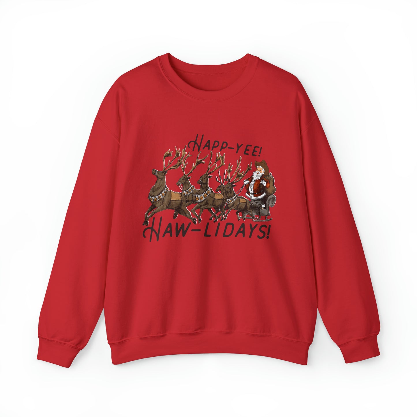 happy hawlidays! Unisex Heavy Blend™ Crewneck Sweatshirt