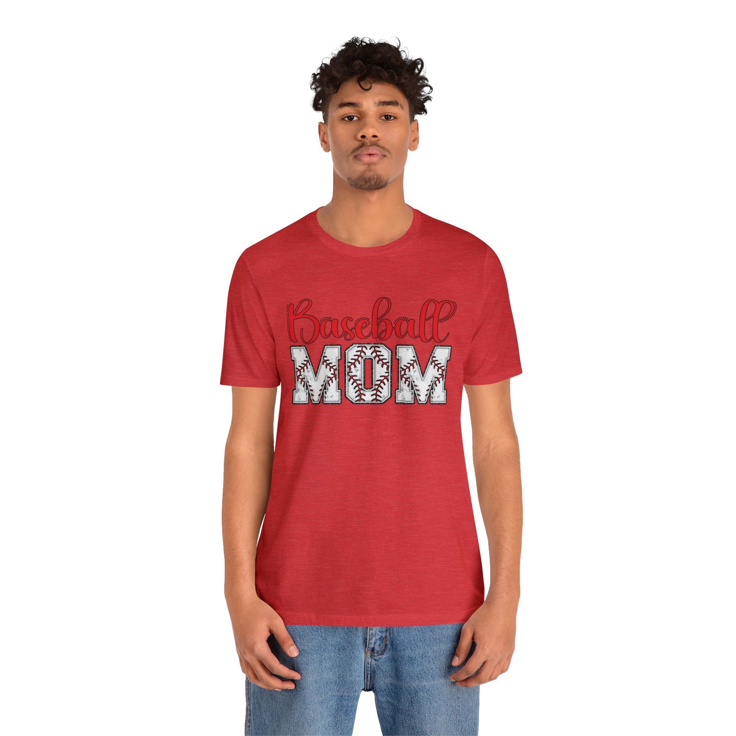 Baseball Mom Unisex Jersey Short Sleeve Tee