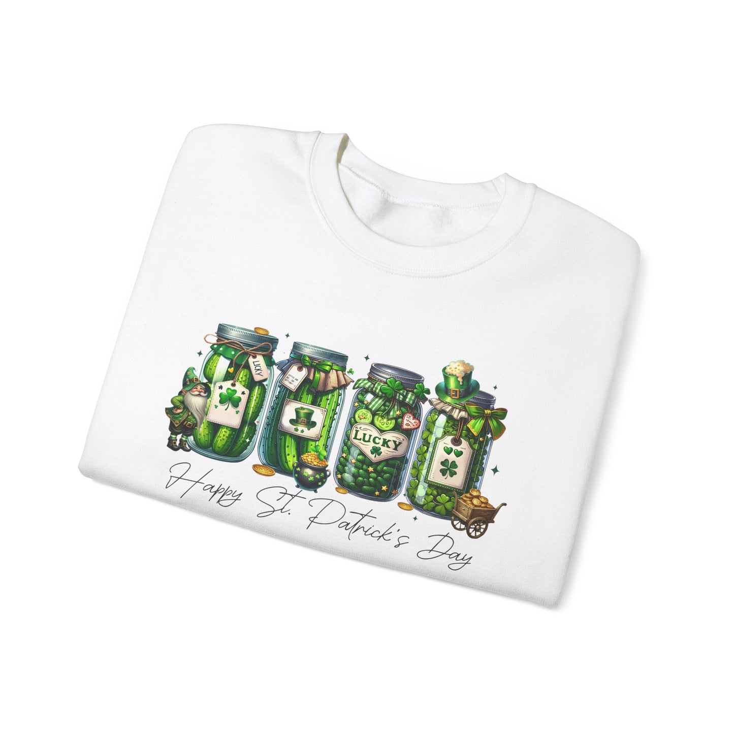 St. Patrick's Day Green Mason Jar Sweatshirt