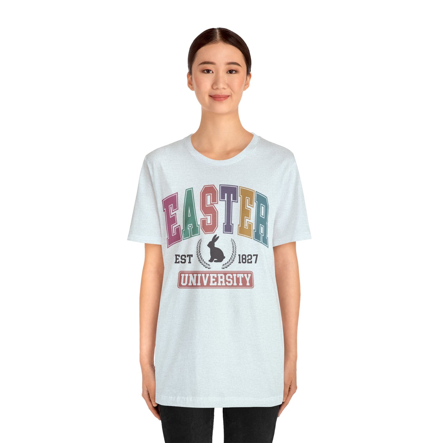 easter university Unisex Jersey Short Sleeve Tee