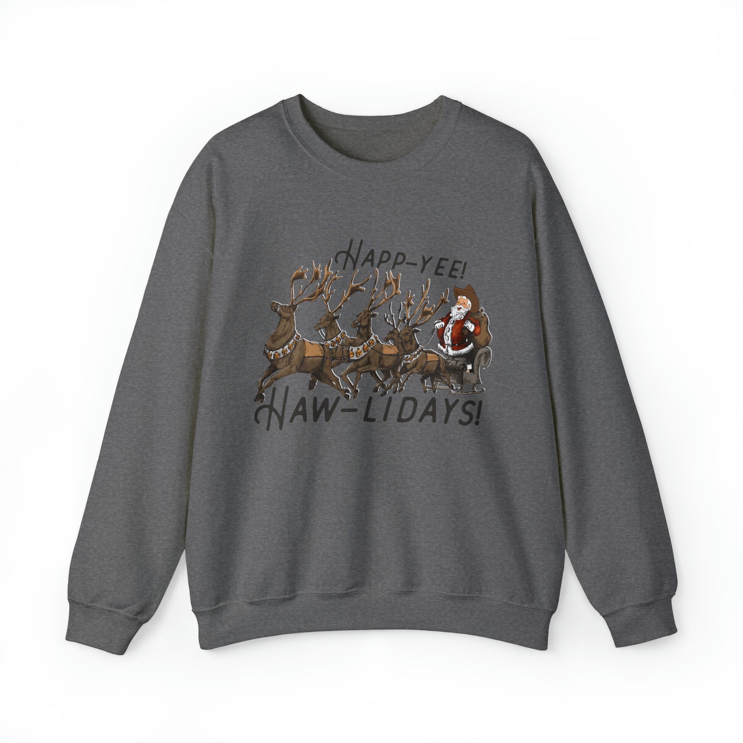 happy hawlidays! Unisex Heavy Blend™ Crewneck Sweatshirt