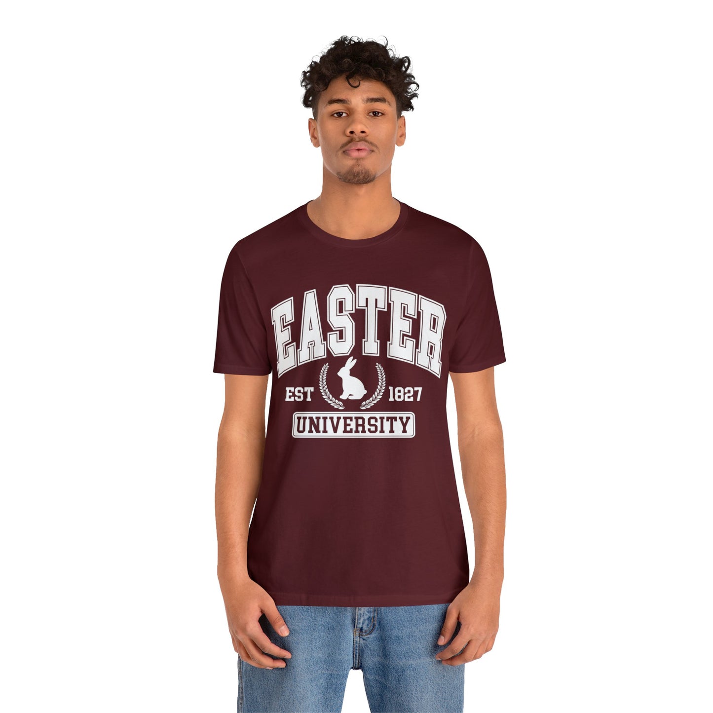 easter university Unisex Jersey Short Sleeve Tee