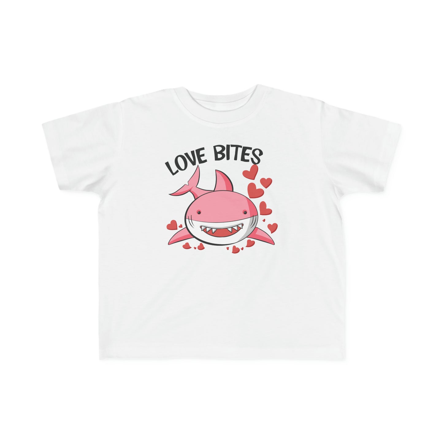 love bites! valentines day Toddler's Fine Jersey Tee