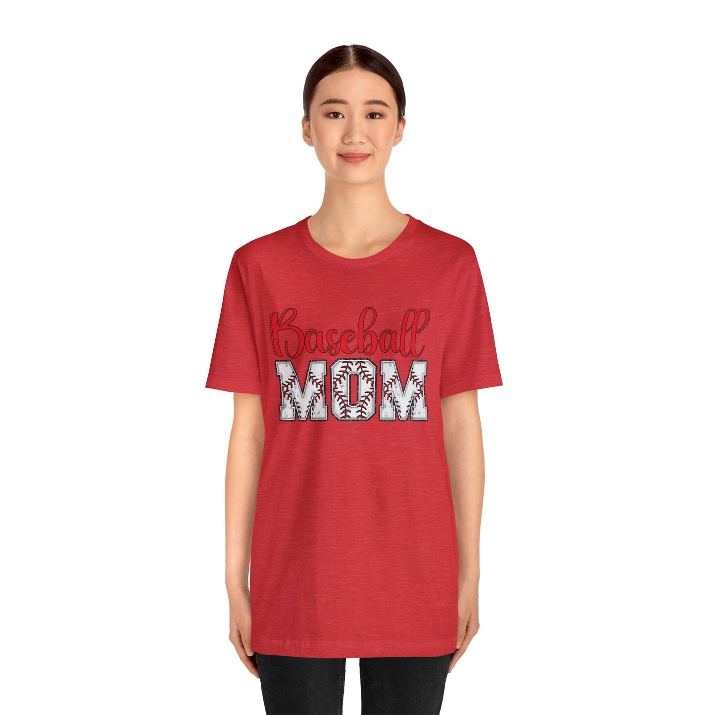 Baseball Mom Unisex Jersey Short Sleeve Tee