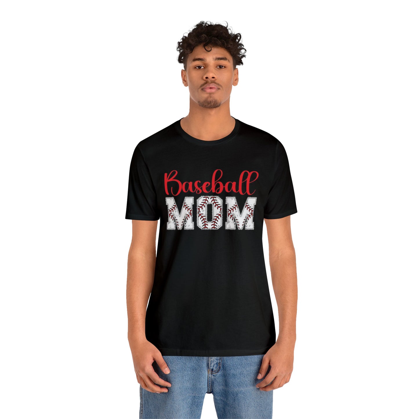 Baseball Mom Unisex Jersey Short Sleeve Tee
