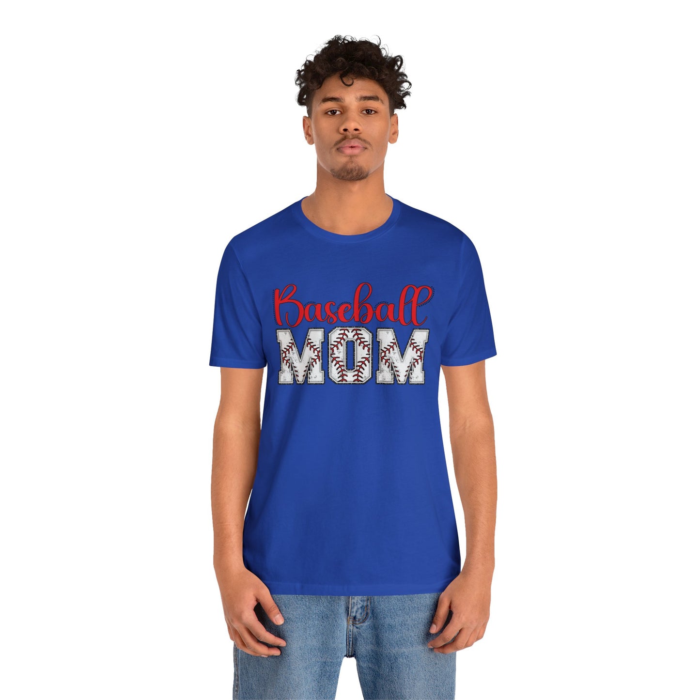 Baseball Mom Unisex Jersey Short Sleeve Tee