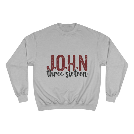 John 3:16 Champion Sweatshirt