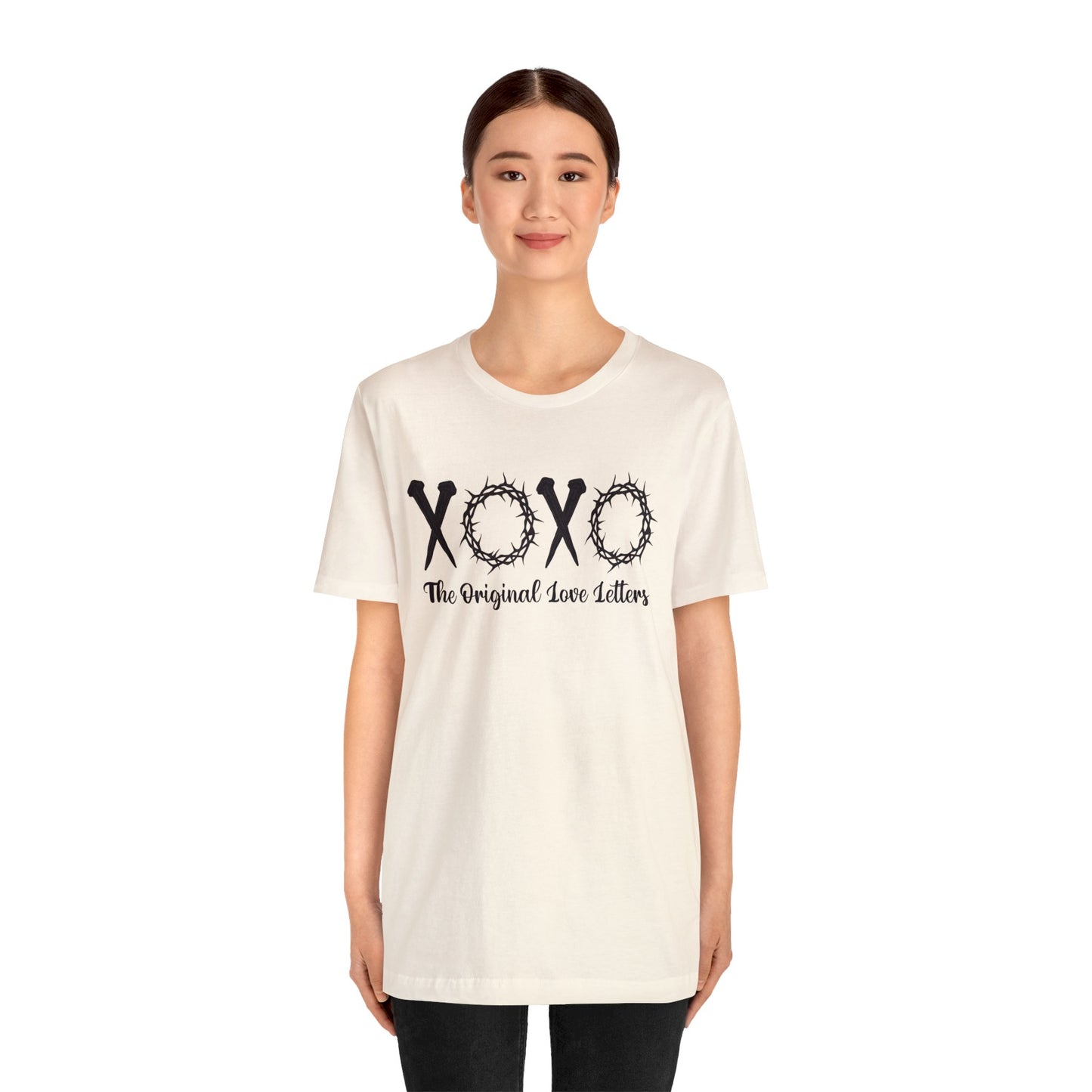 the original love letters xoxo Unisex Jersey Short Sleeve Tee