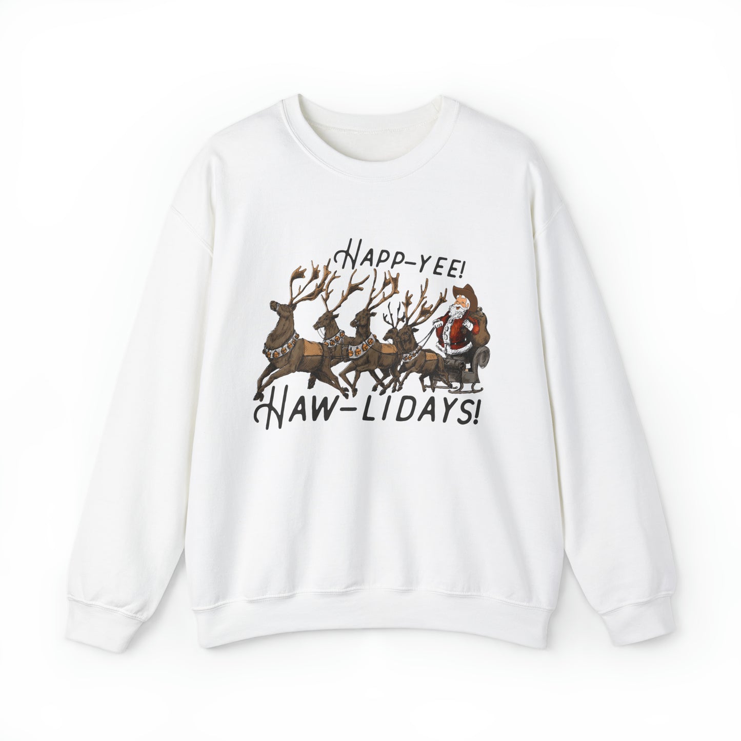 happy hawlidays! Unisex Heavy Blend™ Crewneck Sweatshirt