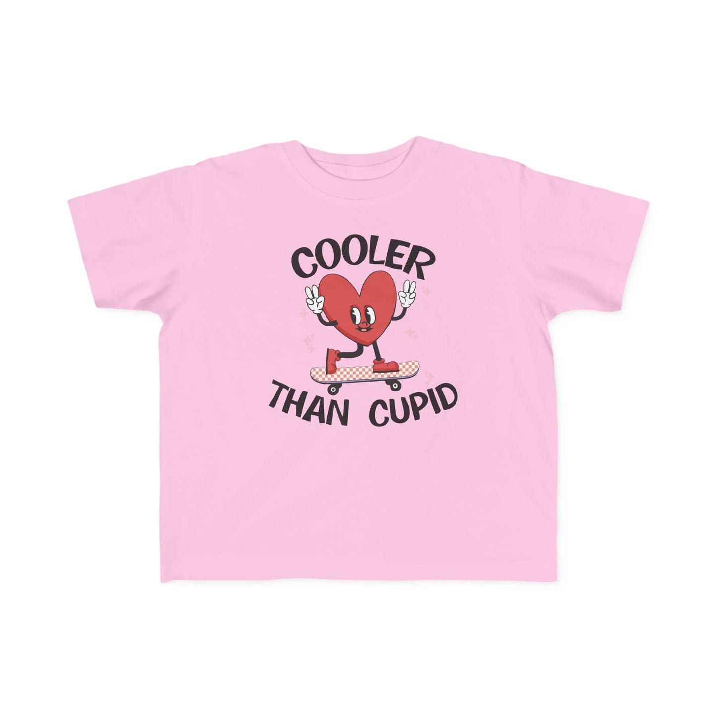 cooler than cupid Toddler's Fine Jersey Tee