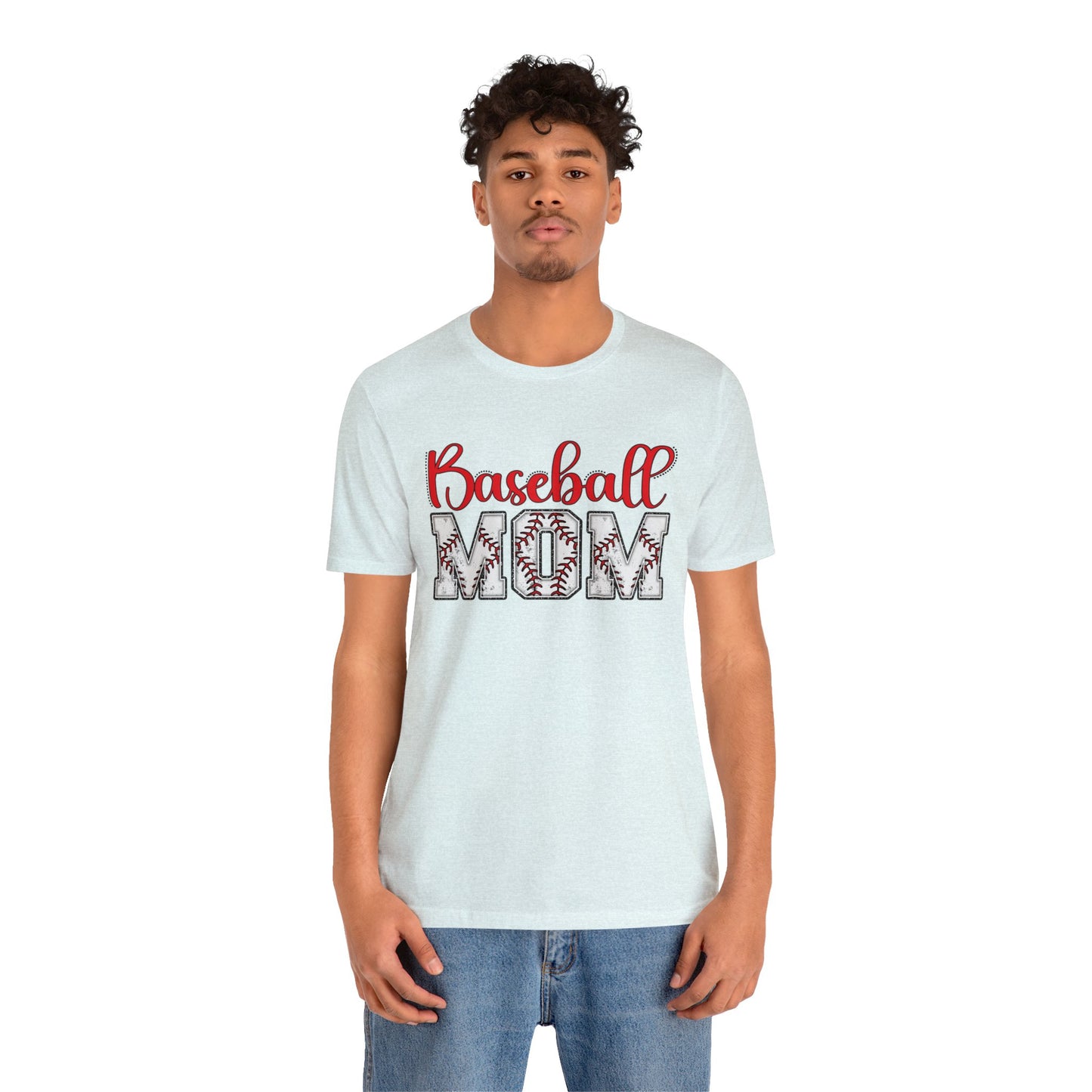 Baseball Mom Unisex Jersey Short Sleeve Tee